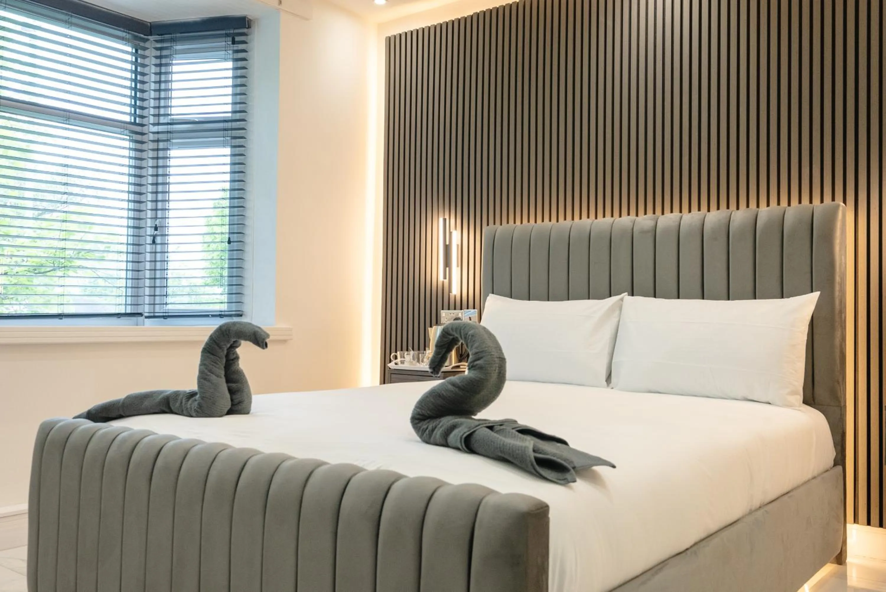 Bedroom, Bed in OYO Bellevue Apartments Middlesborough