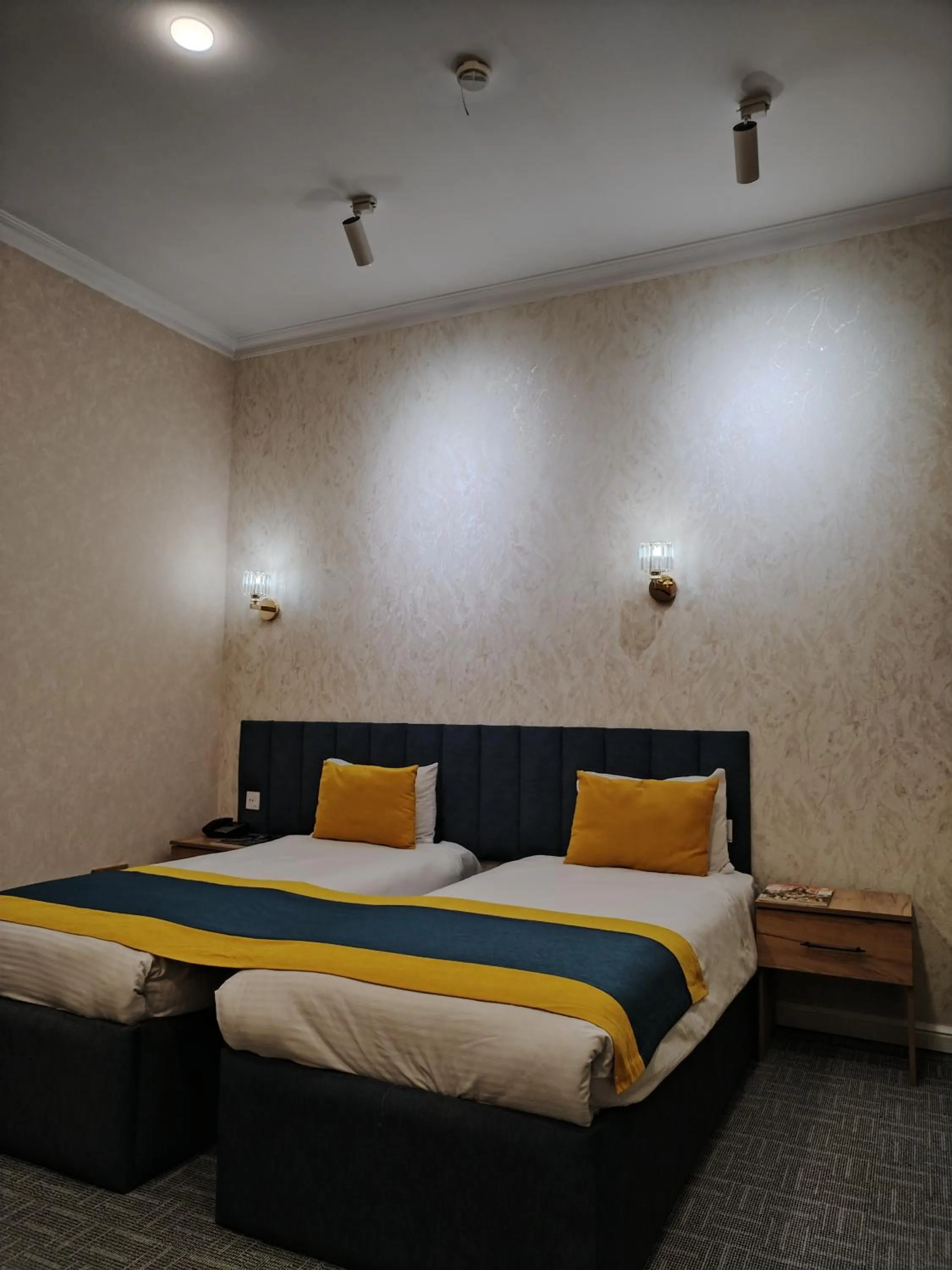 Bed in Pera Hotel Baku