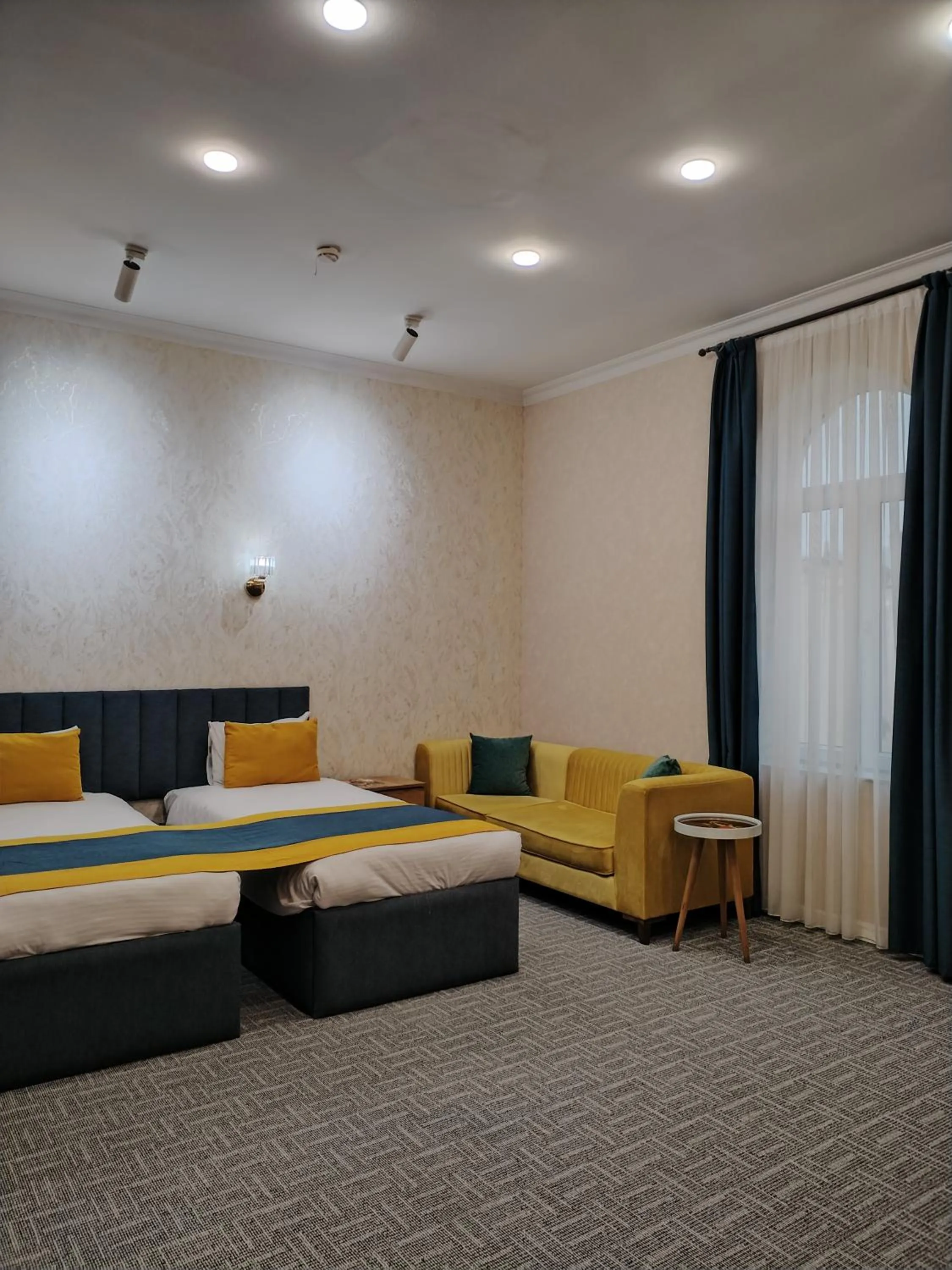 Bed in Pera Hotel Baku