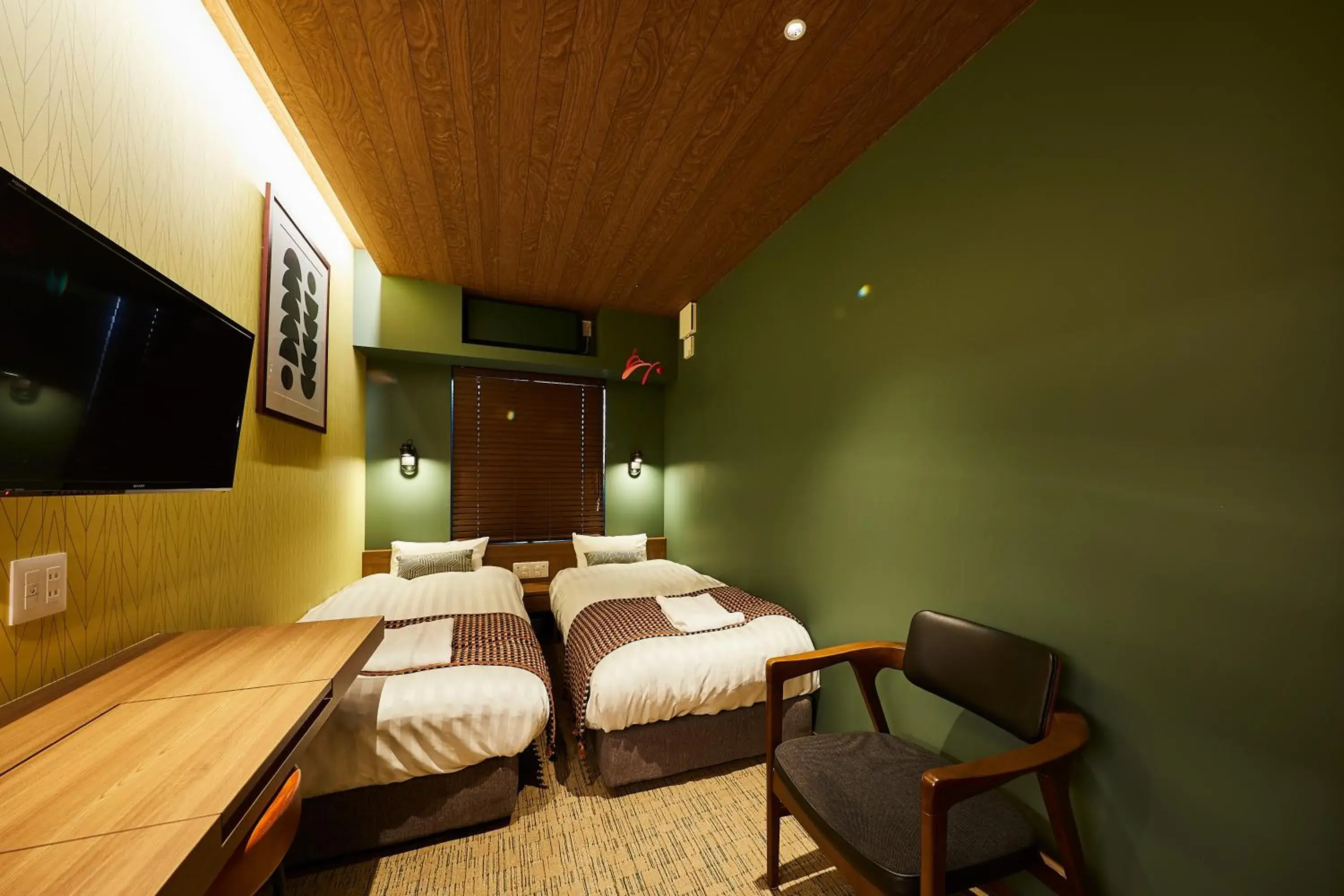 Economy Twin Room in Hotel TORACO konohana Economy Twin Room in Hotel TORACO konohana