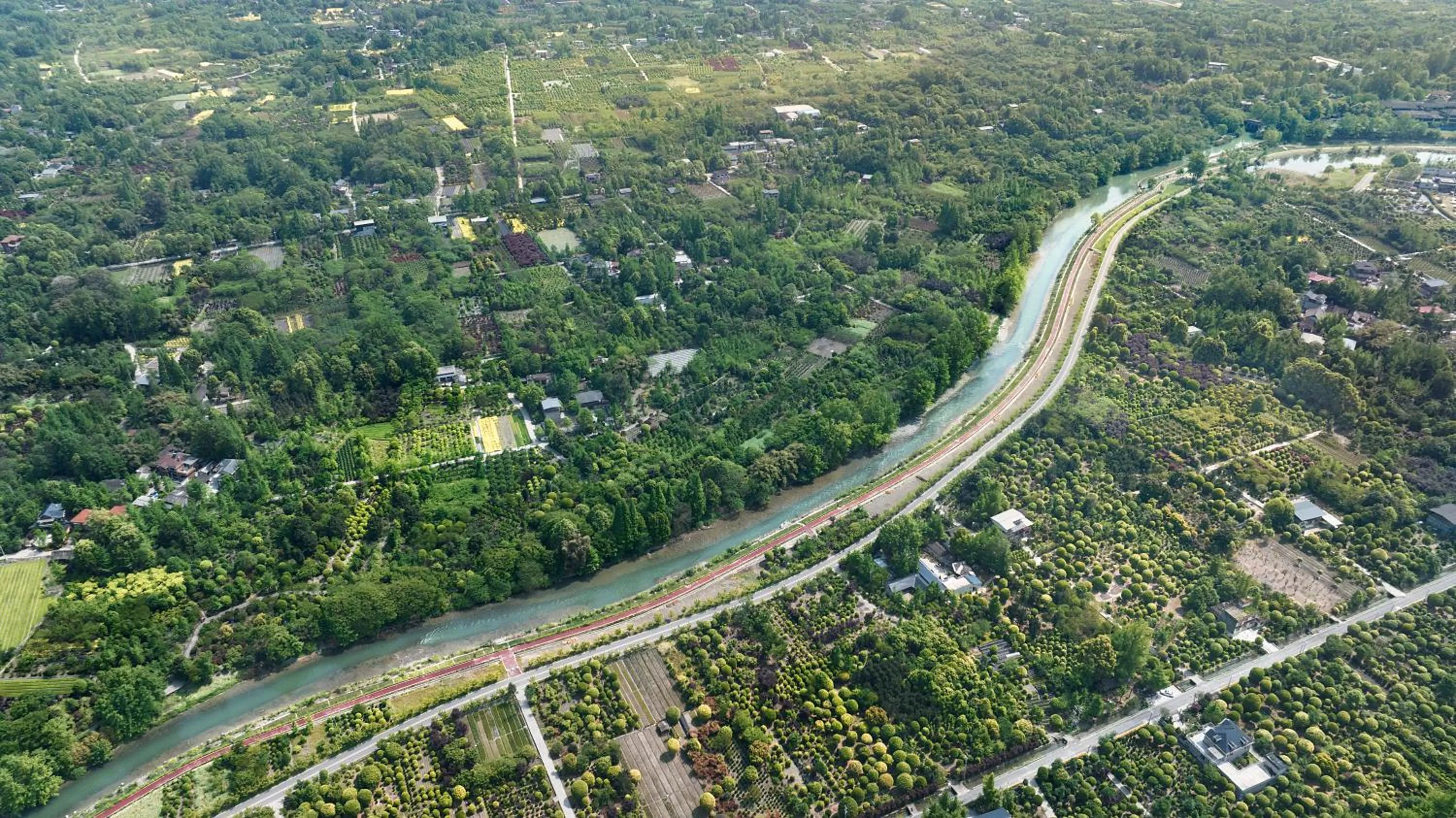 Cycling in Angsana Chengdu Wenjiang