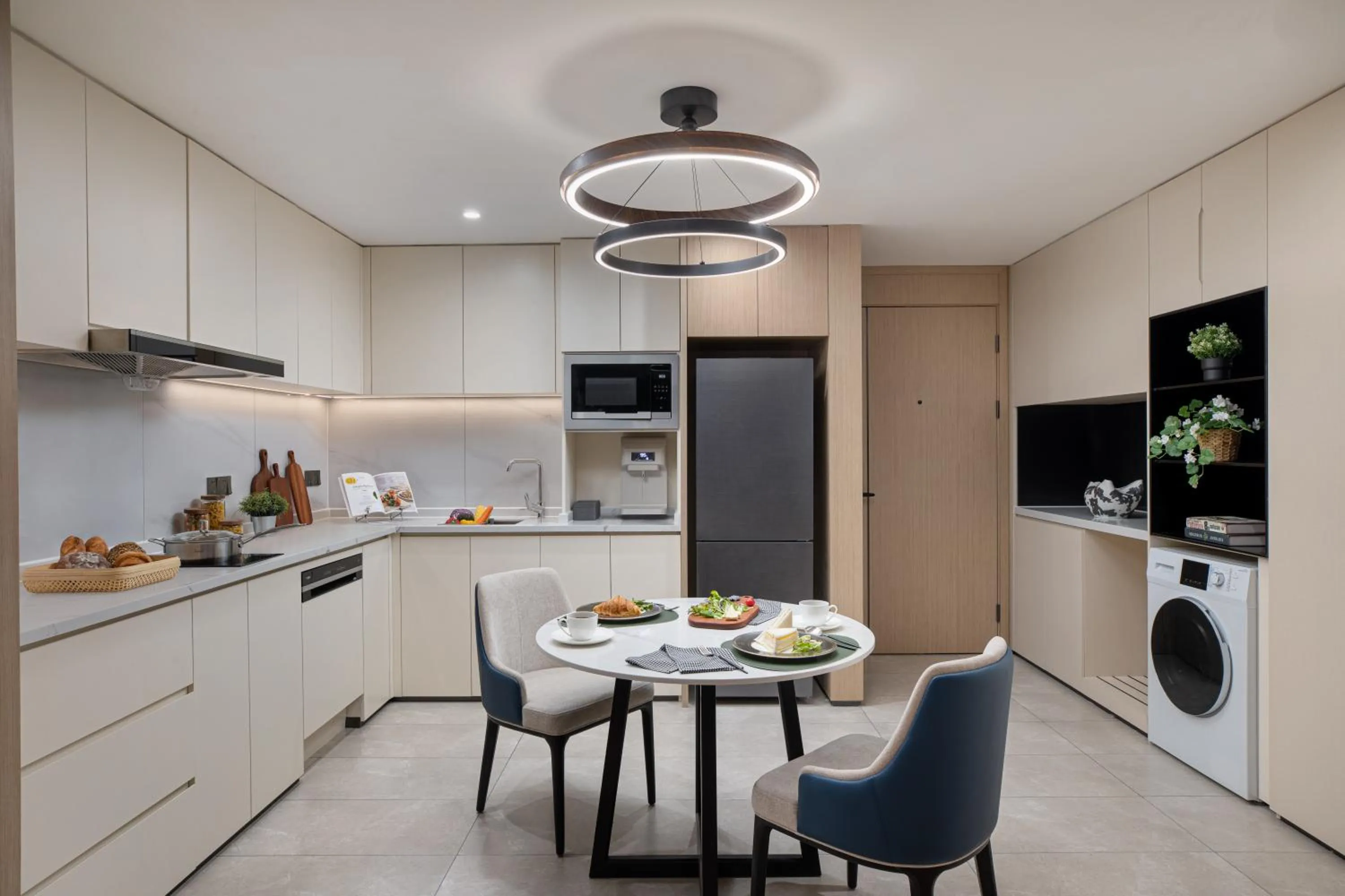 Kitchen or kitchenette in Somerset Taihu New City CBD Wuxi