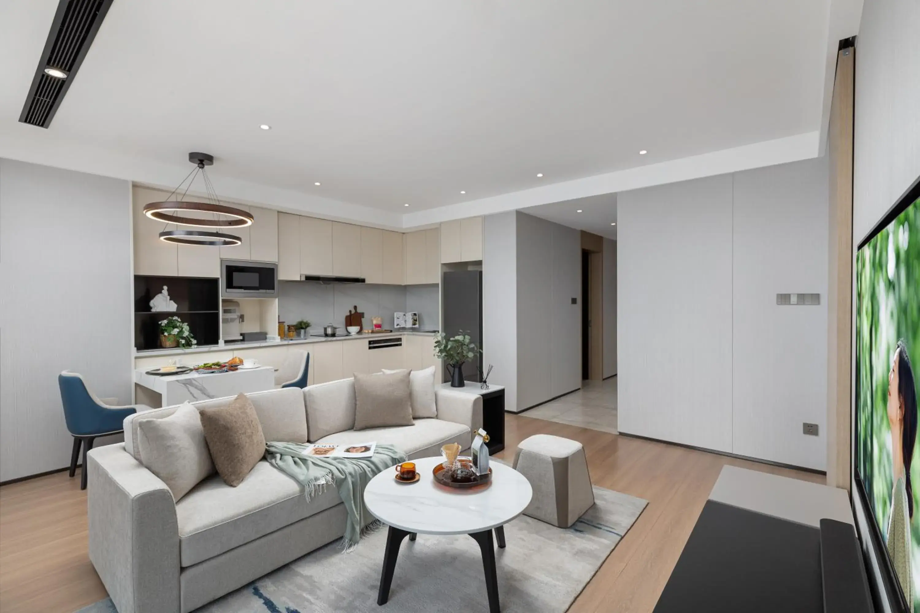 Living room in Somerset Taihu New City CBD Wuxi Living room in Somerset Taihu New City CBD Wuxi