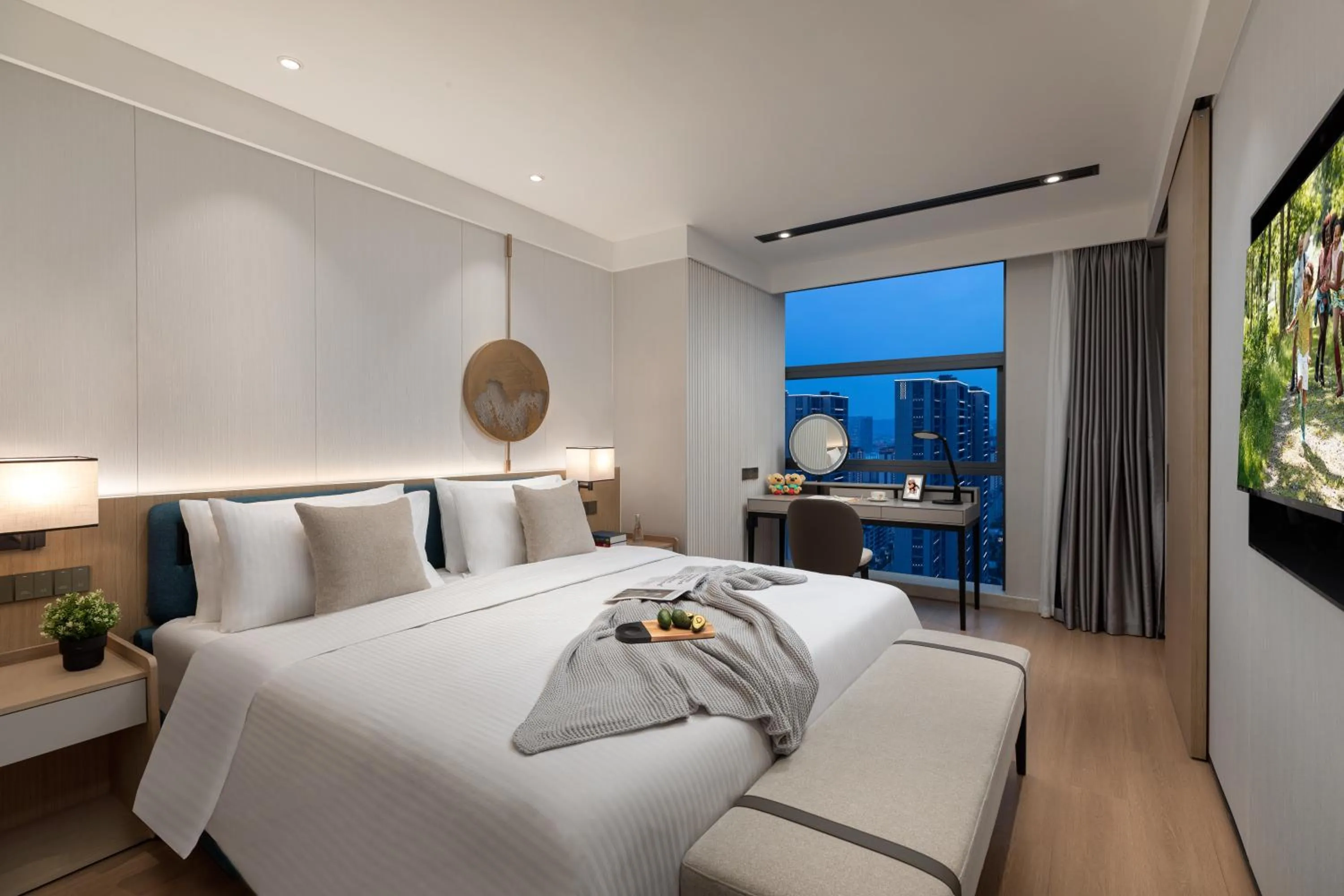 Bed in Somerset Taihu New City CBD Wuxi