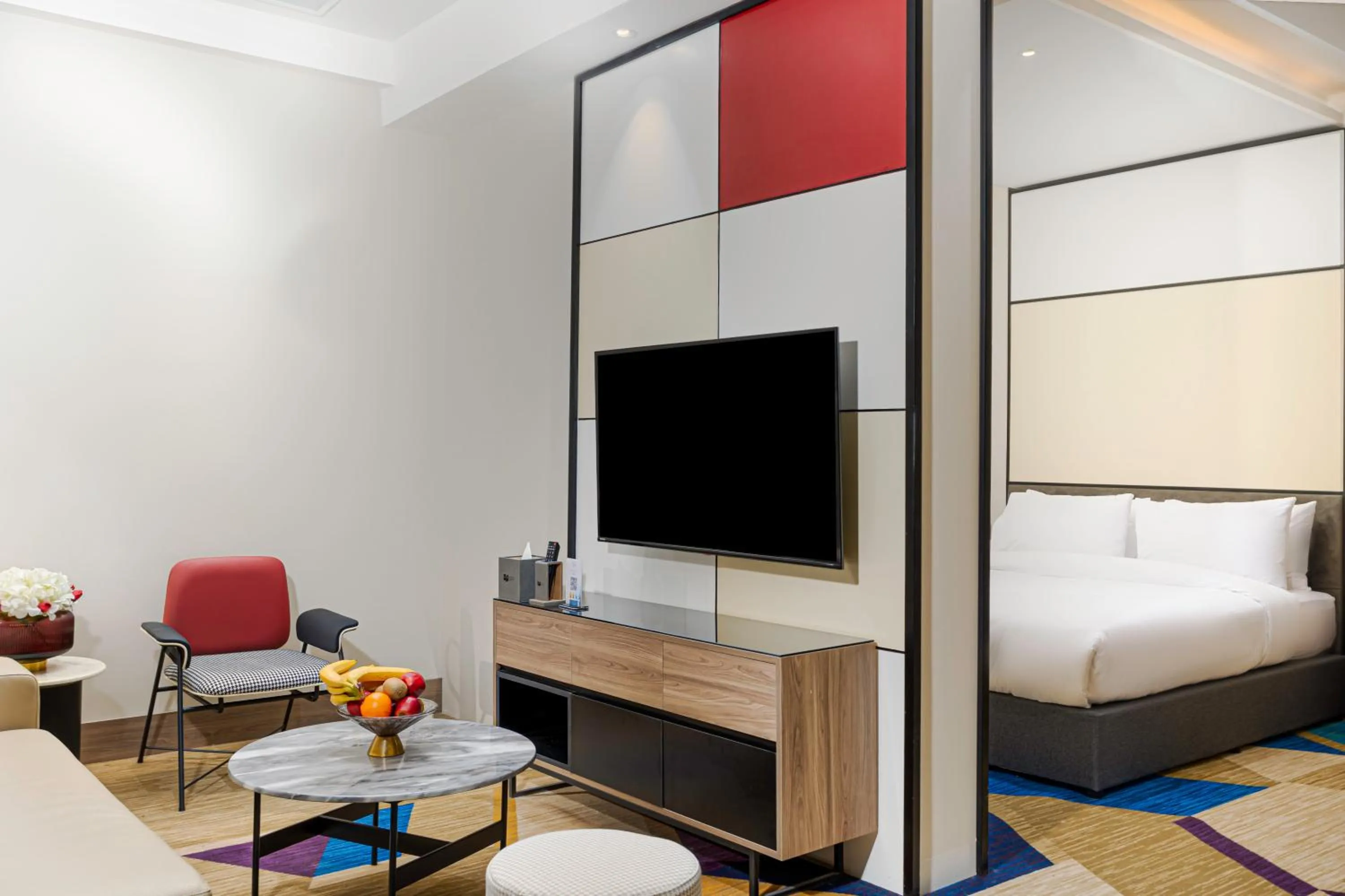 Photo of the whole room, Bed in Ewaa Express Hotel - Al Jouf