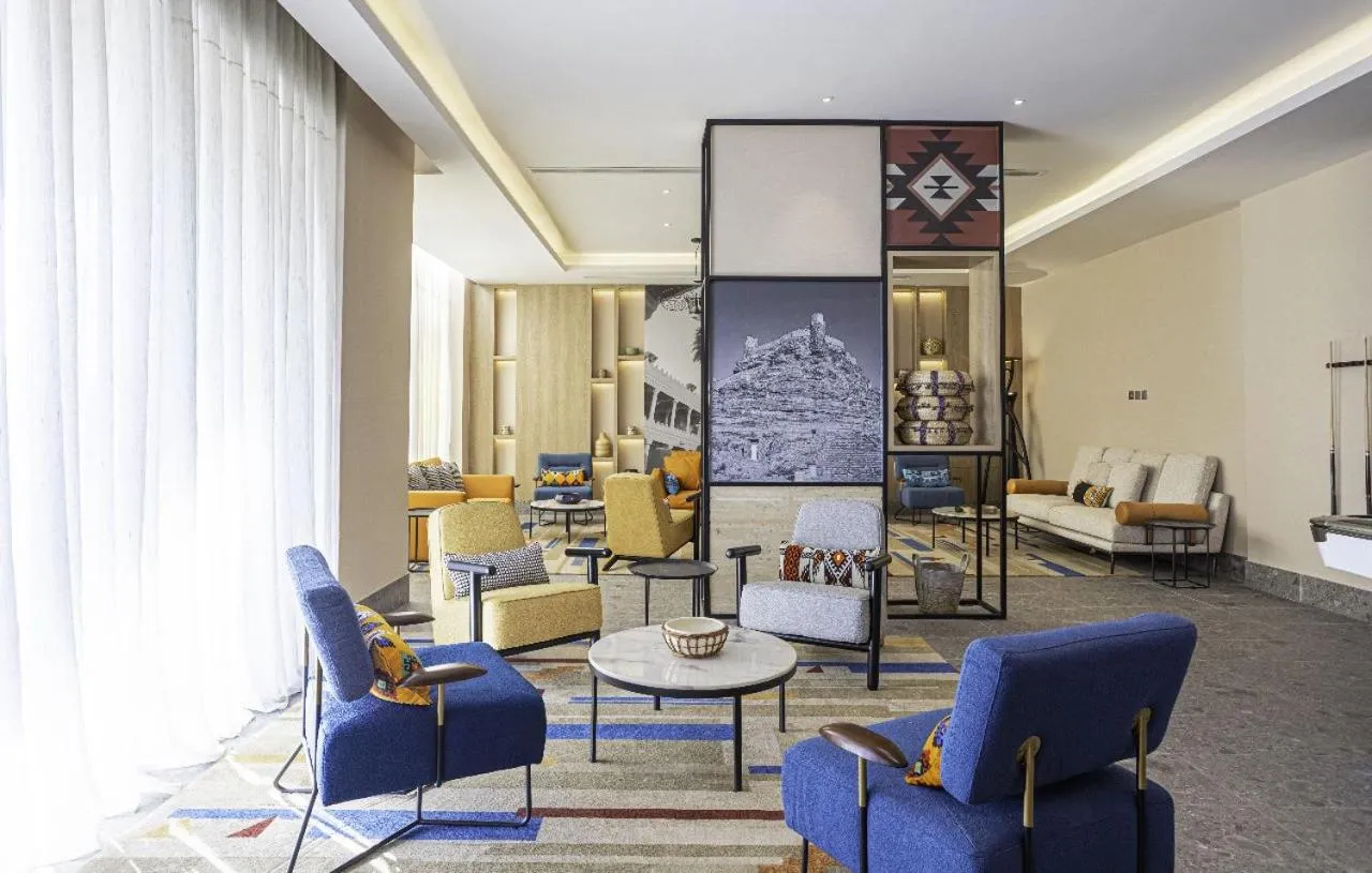 Seating area in Ewaa Express Hotel - Al Jouf