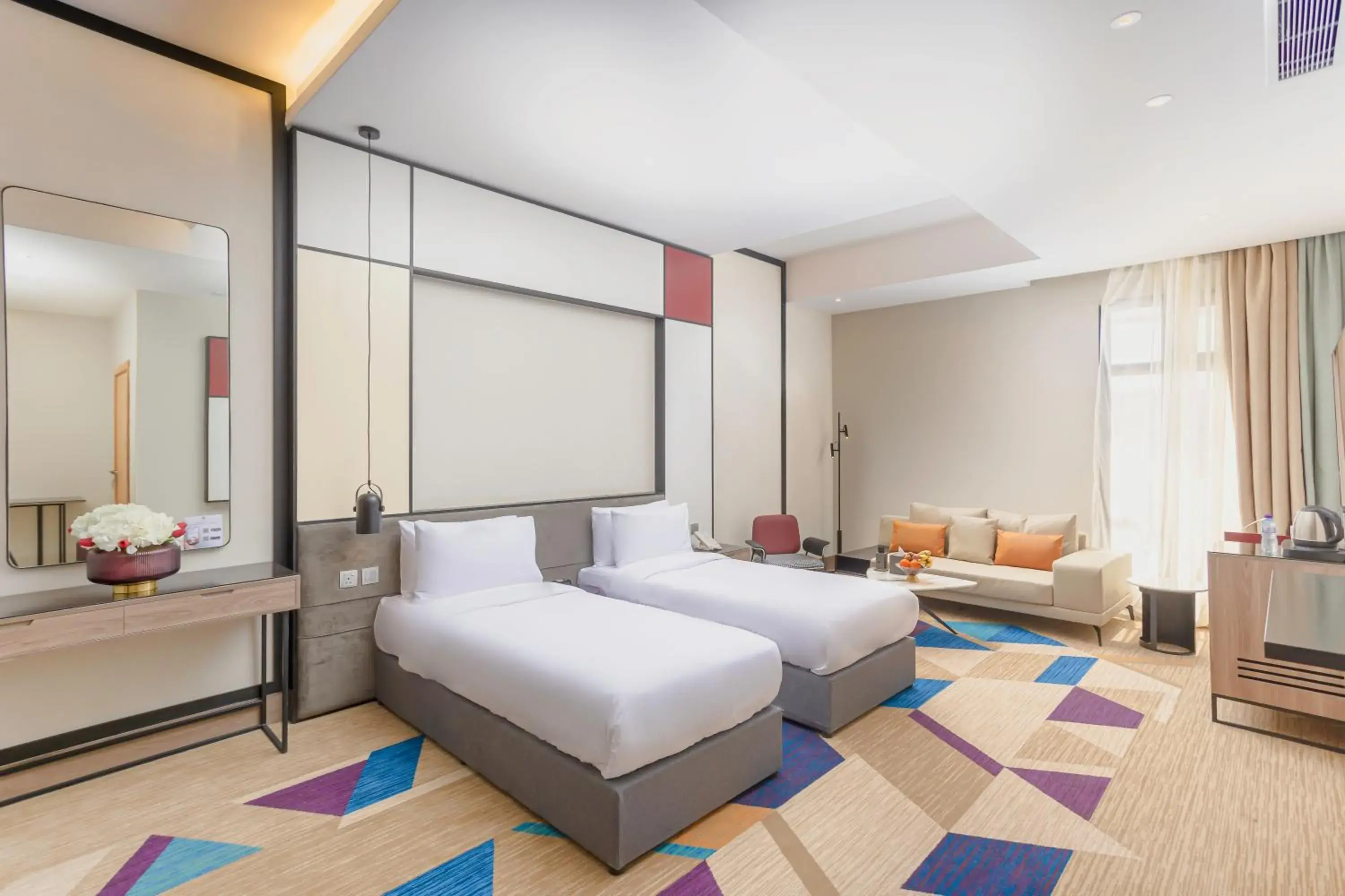 Deluxe Double or Twin Room in Ewaa Express Hotel - Al Jouf Deluxe Double or Twin Room in Ewaa Express Hotel - Al Jouf