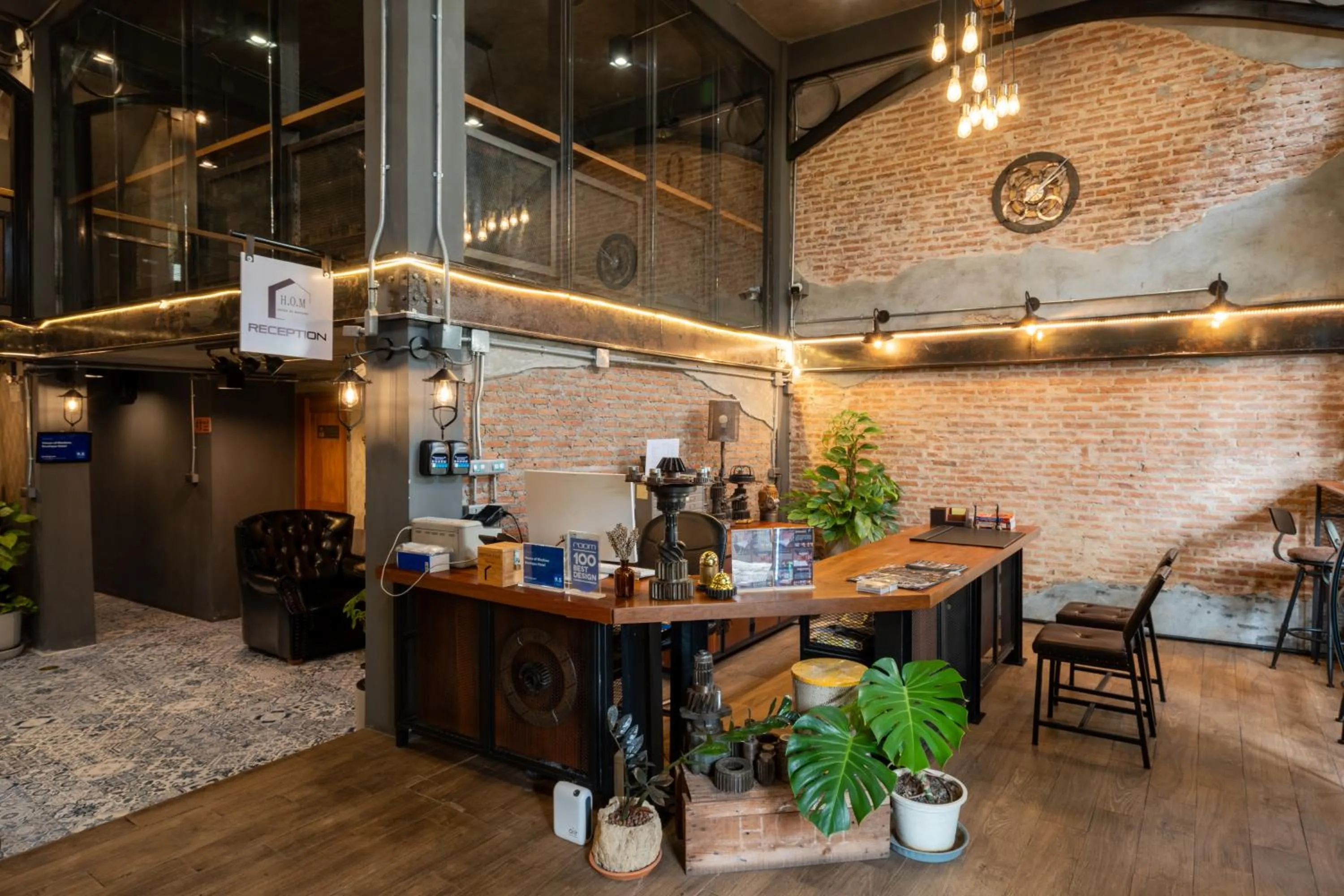 Lobby or reception in House of Machine Boutique Hotel