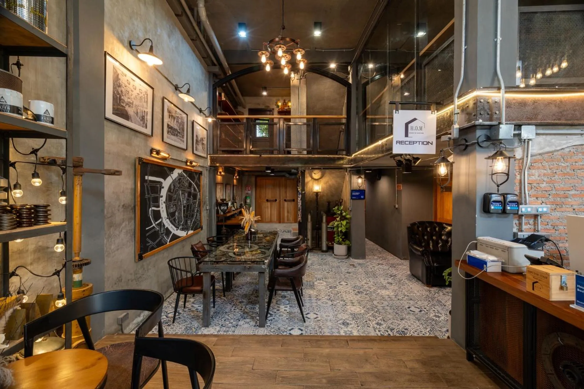 Area and facilities in House of Machine Boutique Hotel