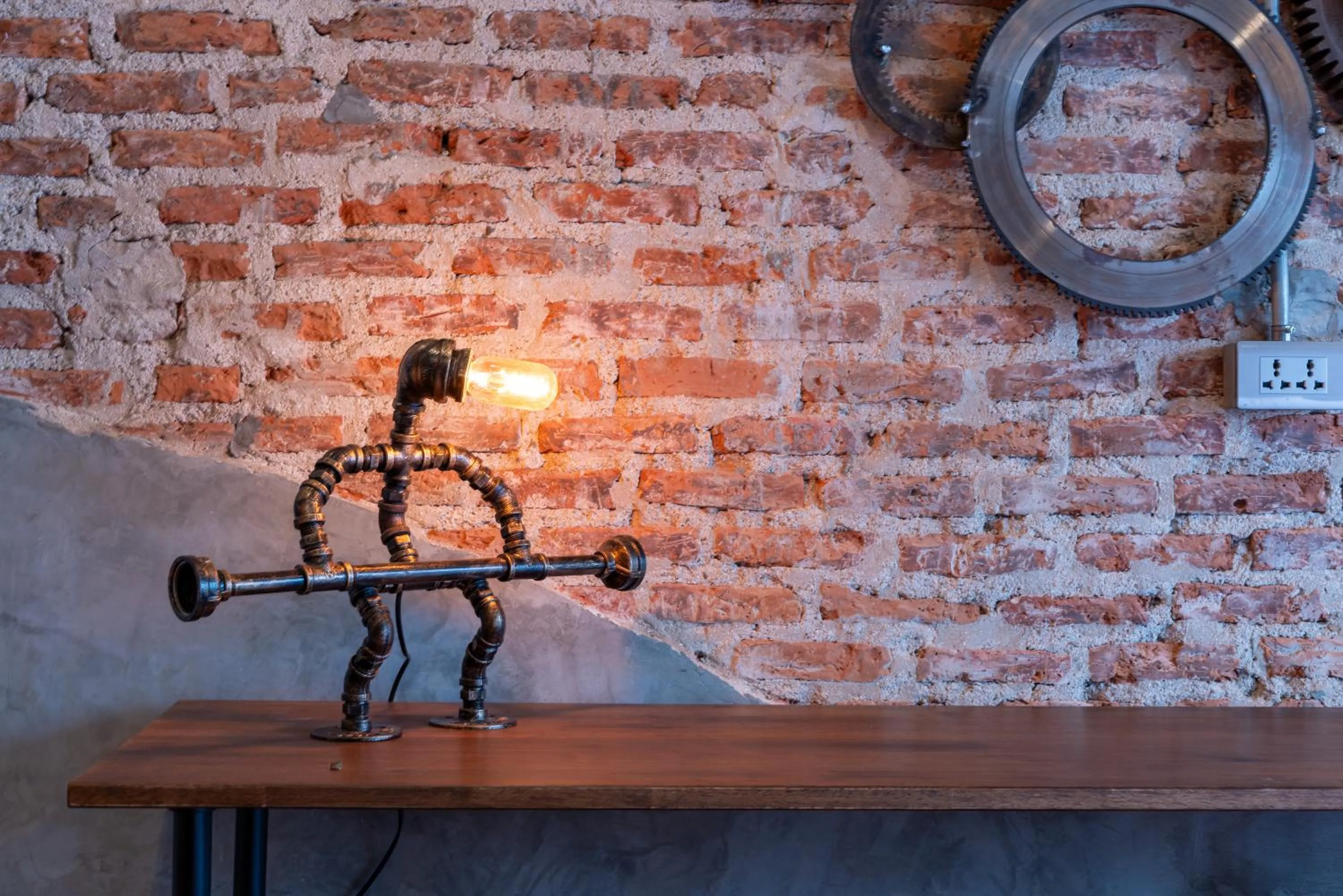 Decorative detail in House of Machine Boutique Hotel