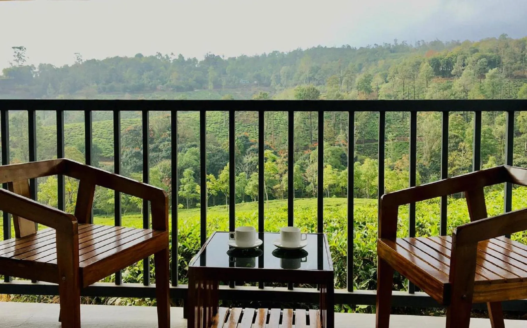 Patio in PEKOE Plantation Cottages by LexStays
