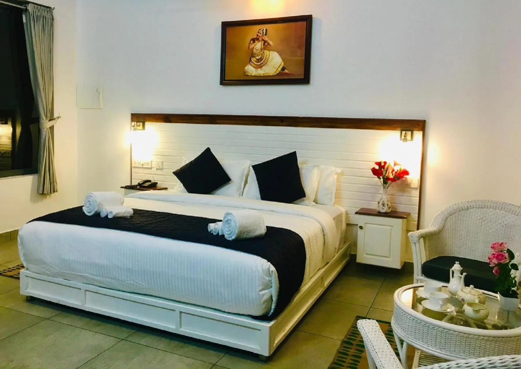 Bed in PEKOE Plantation Cottages by LexStays