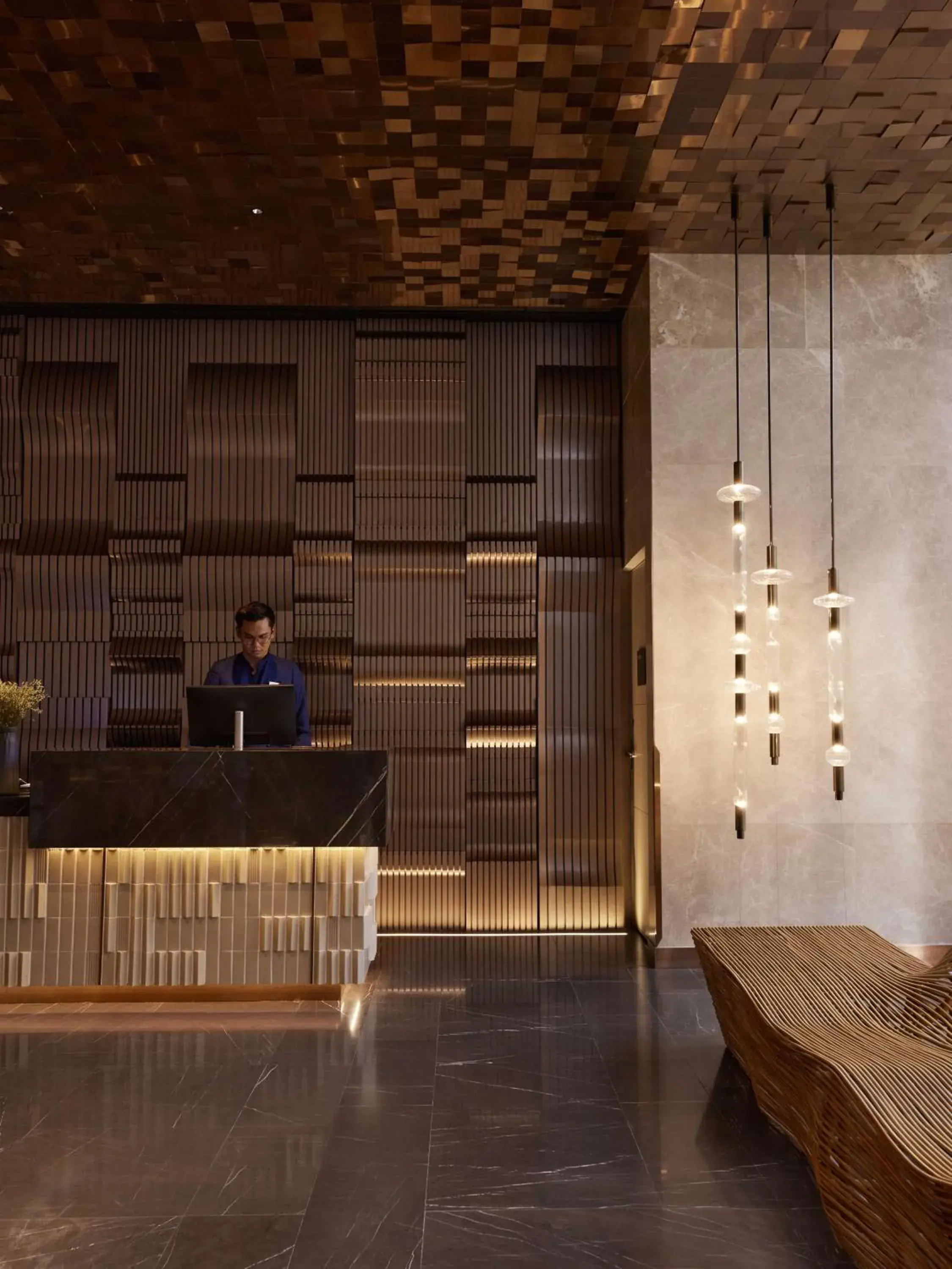 Lobby or reception in dusitD2 Samyan Bangkok Lobby or reception in dusitD2 Samyan Bangkok