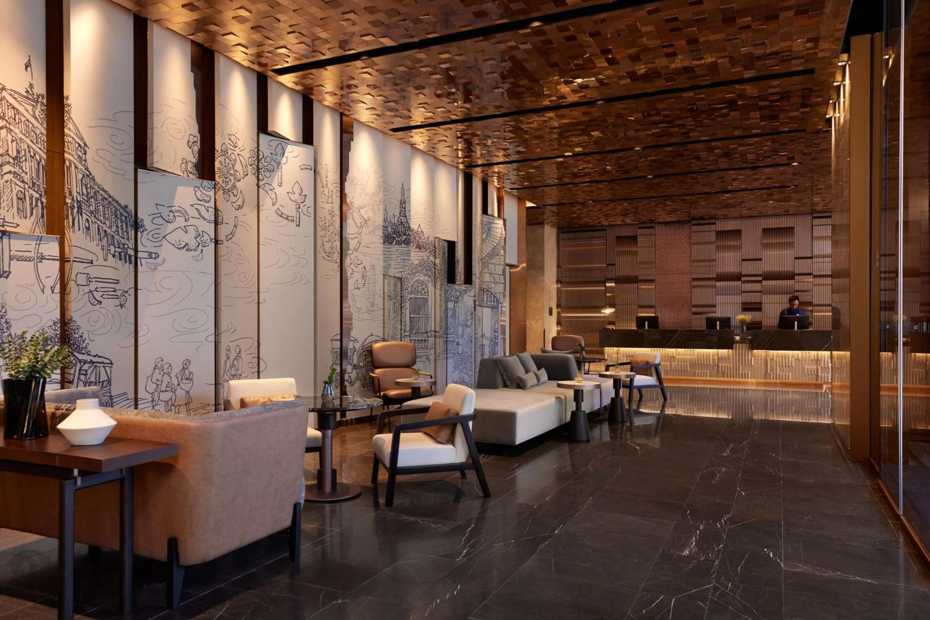 Lobby or reception in dusitD2 Samyan Bangkok