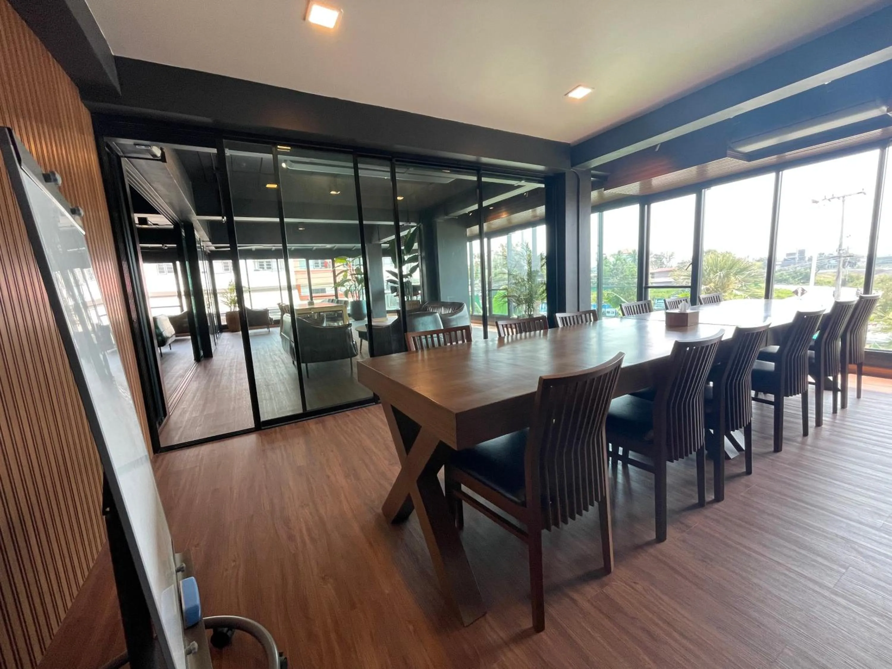 Meeting/conference room in The Bedrooms Maeklong and Services Apartment