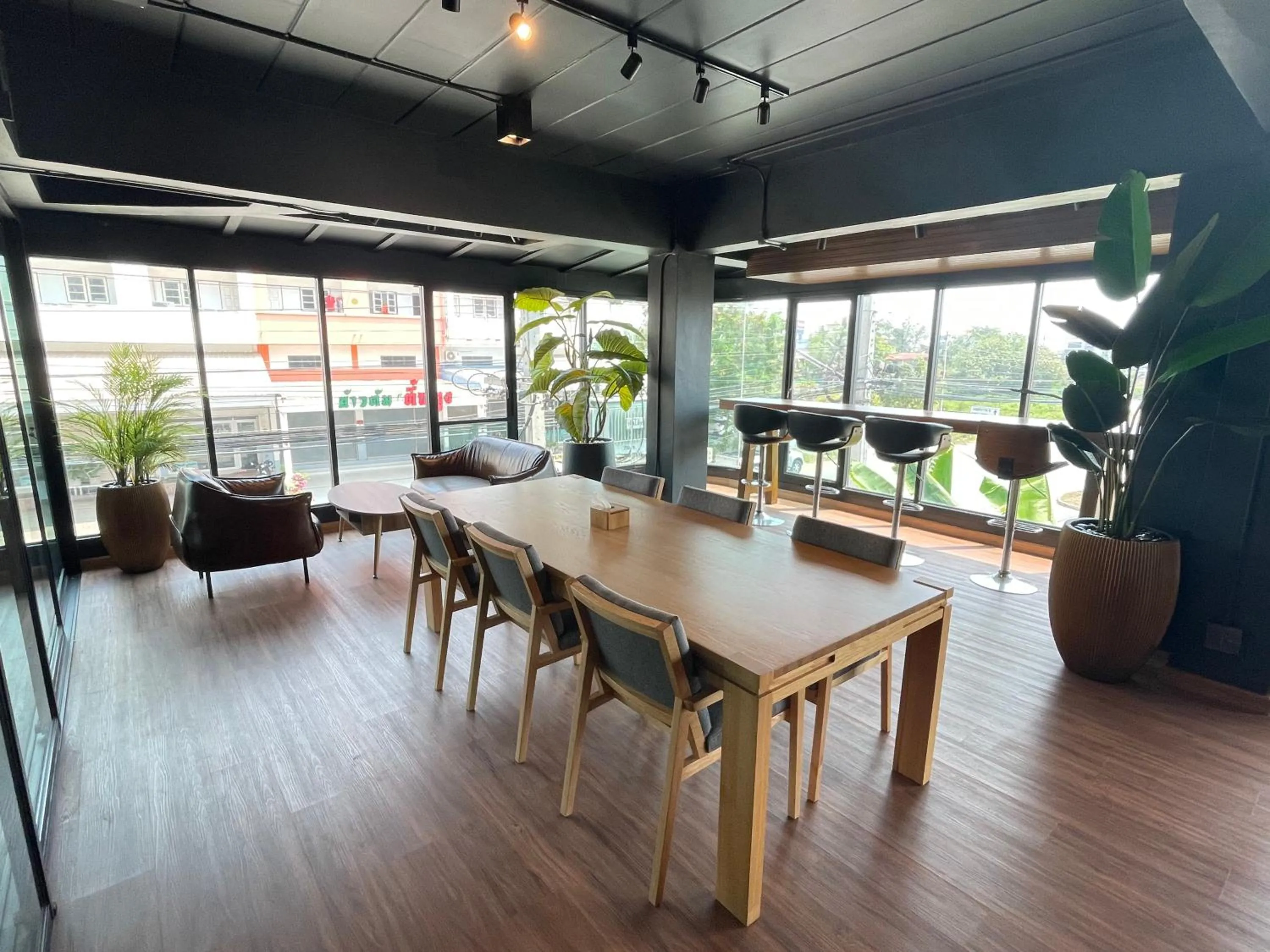 Meeting/conference room in The Bedrooms Maeklong and Services Apartment