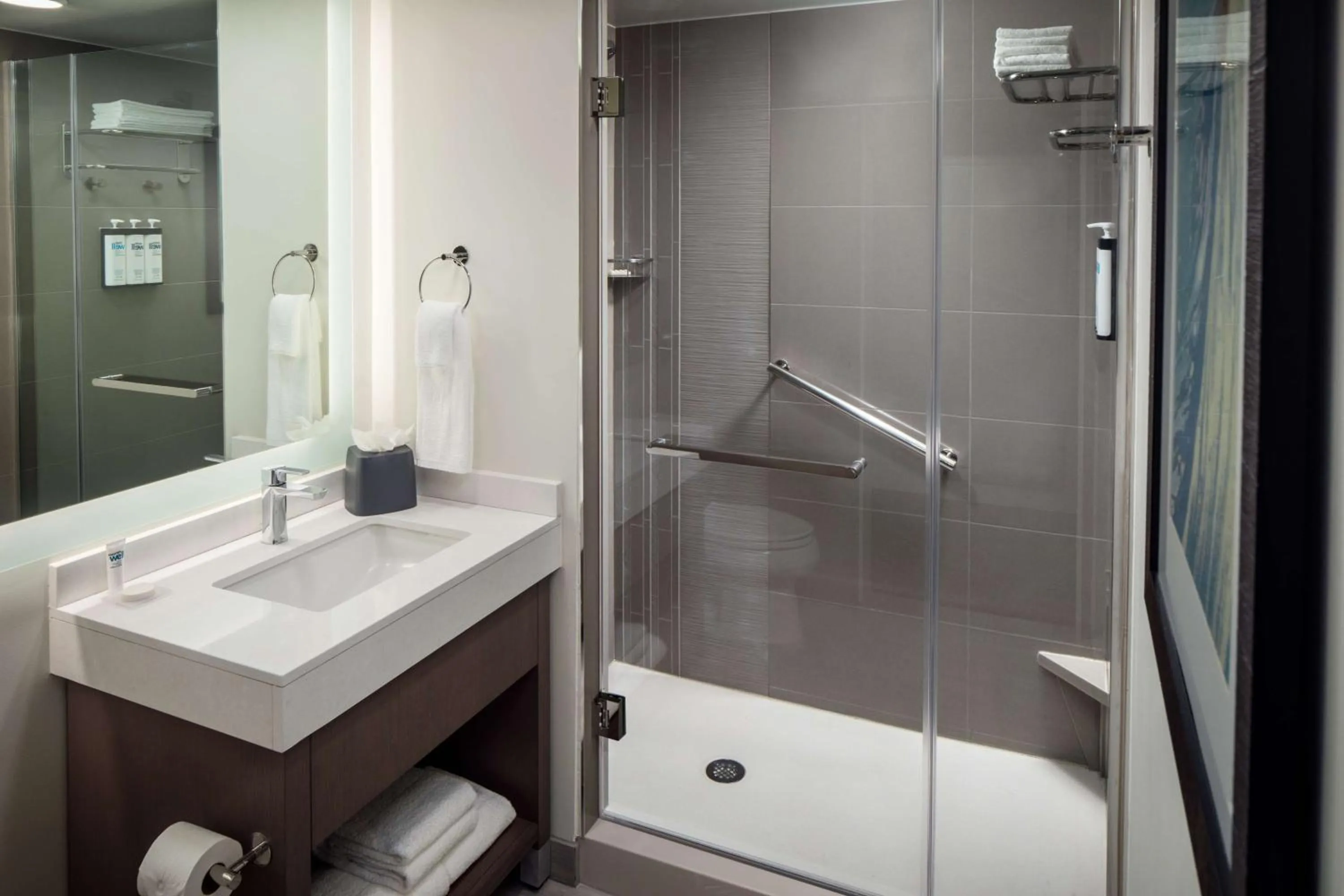 Shower in Hyatt House Vacaville