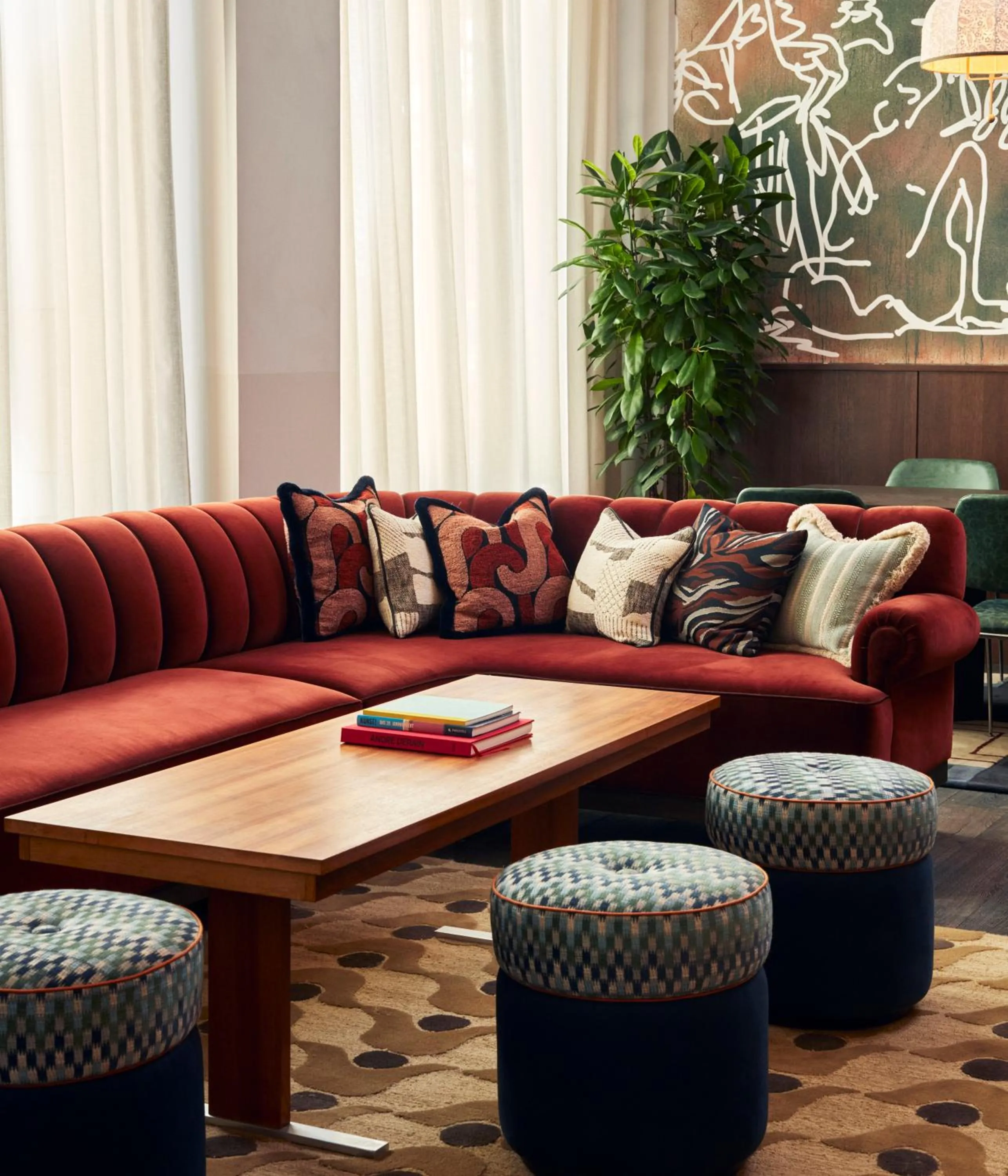 Lobby or reception in The Hoxton, Berlin