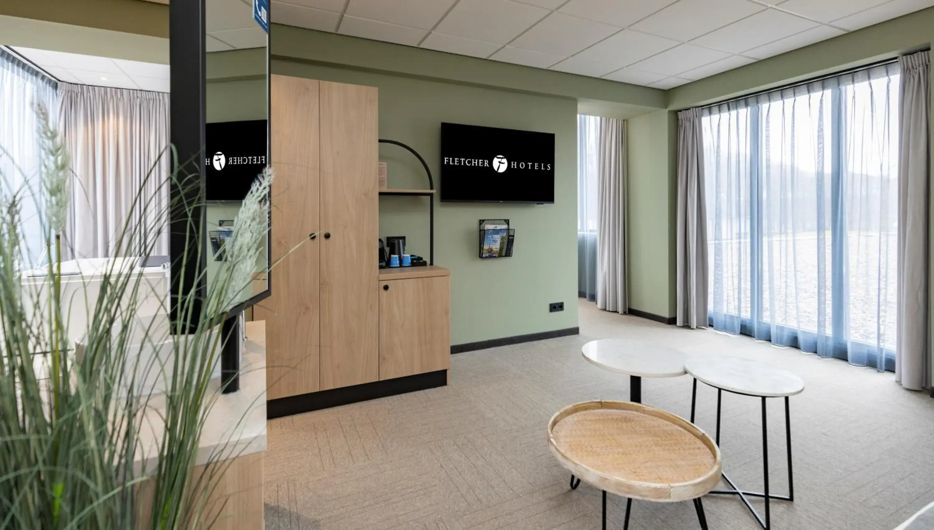 Living room in Fletcher Hotel-Restaurant Marknesse Living room in Fletcher Hotel-Restaurant Marknesse