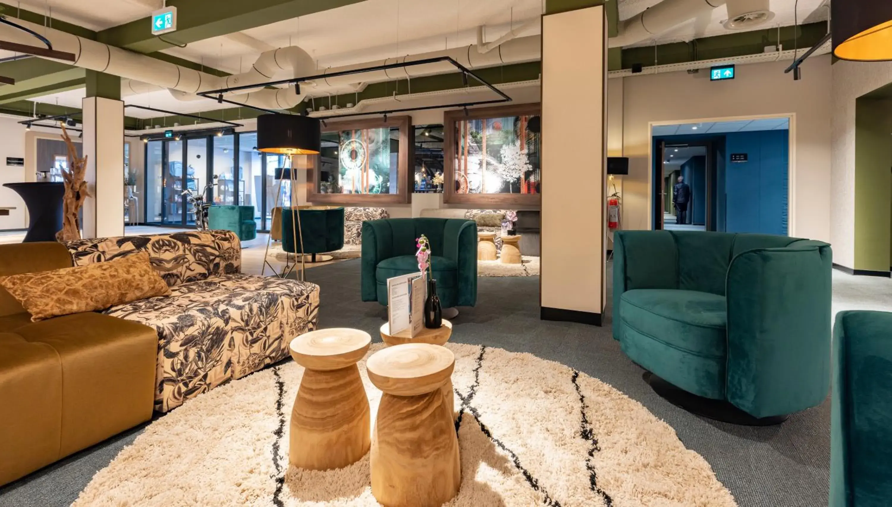 Seating area in Fletcher Hotel-Restaurant Marknesse Seating area in Fletcher Hotel-Restaurant Marknesse