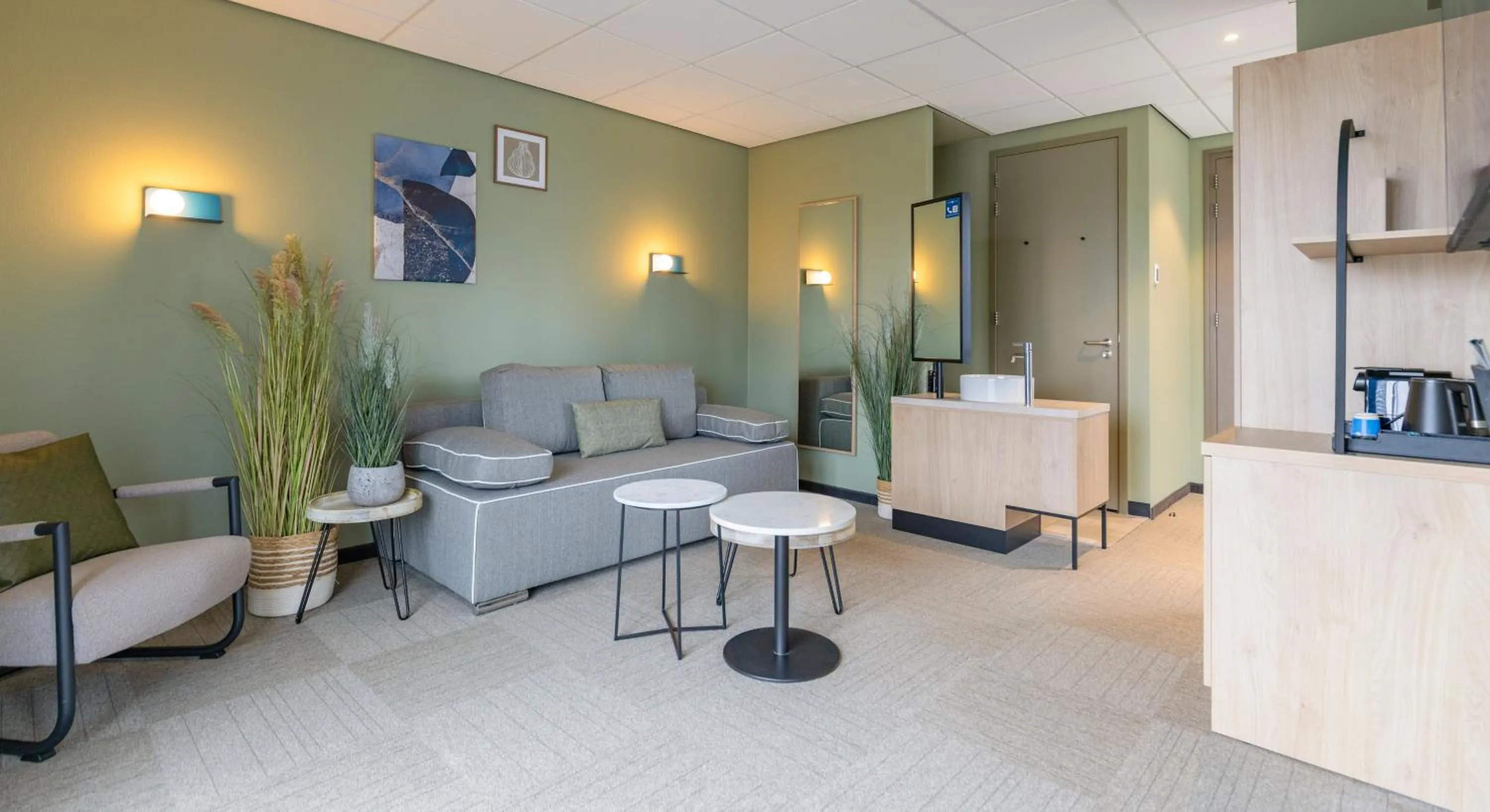 Living room in Fletcher Hotel-Restaurant Marknesse