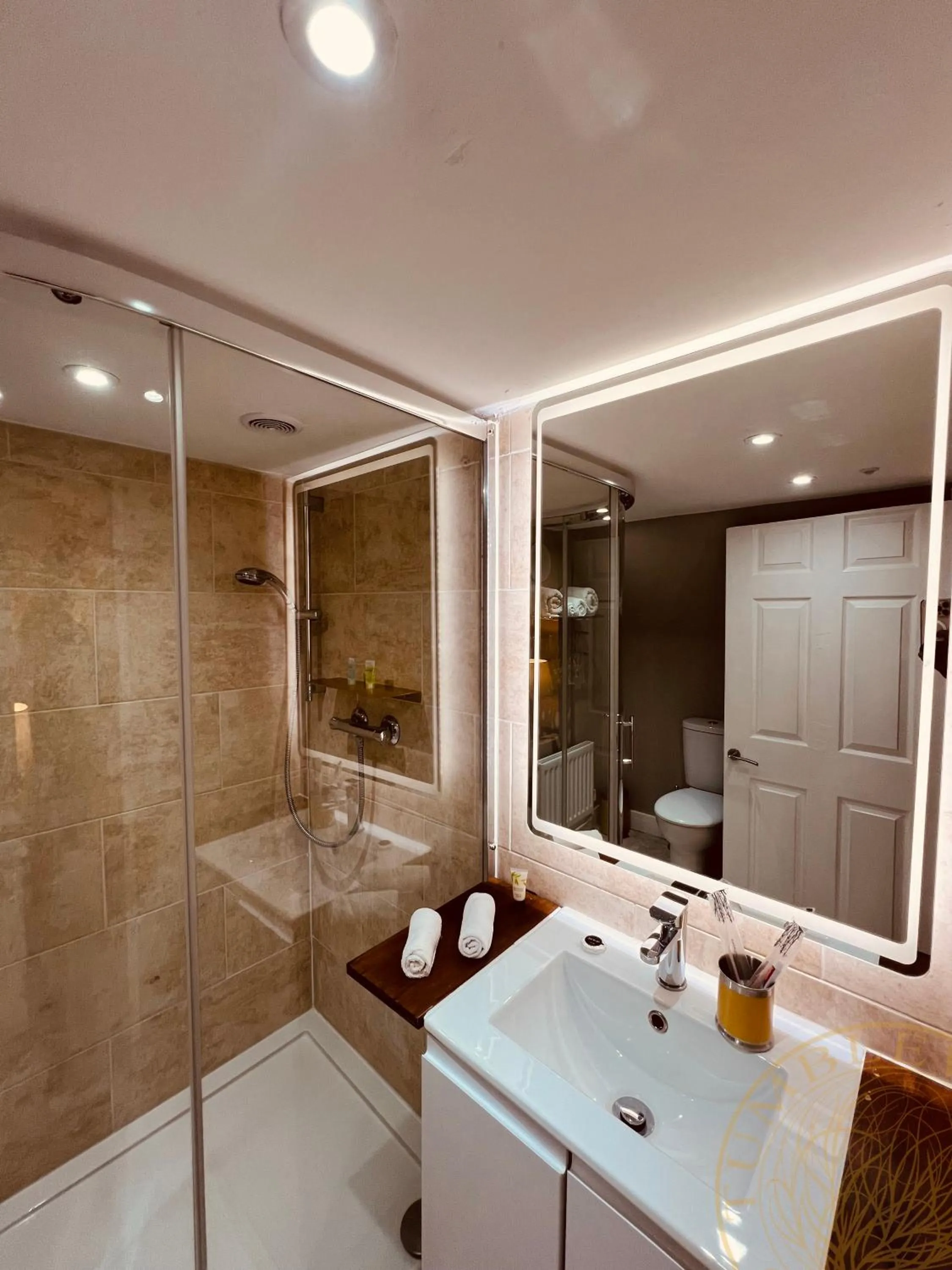 Shower in Tumbleweed Cottage