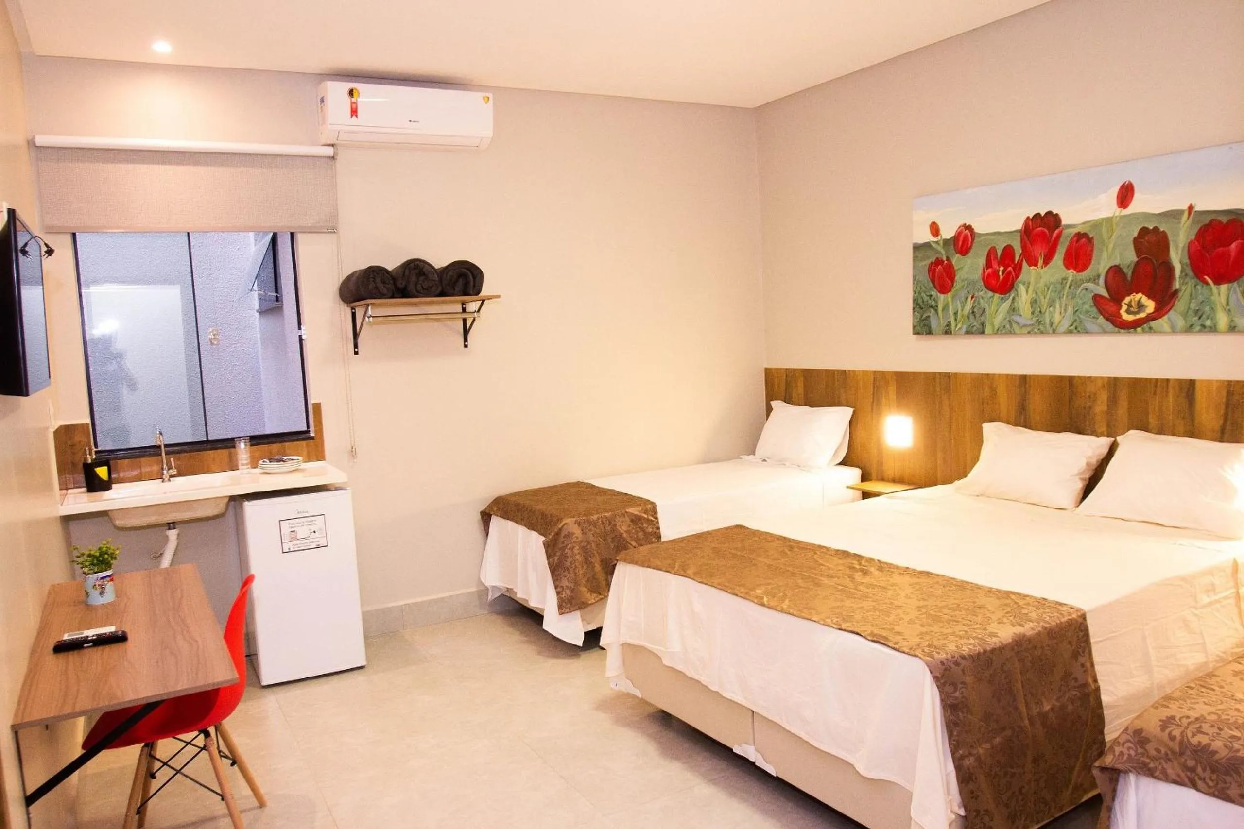 View (from property/room), Bed in Fiori Suítes