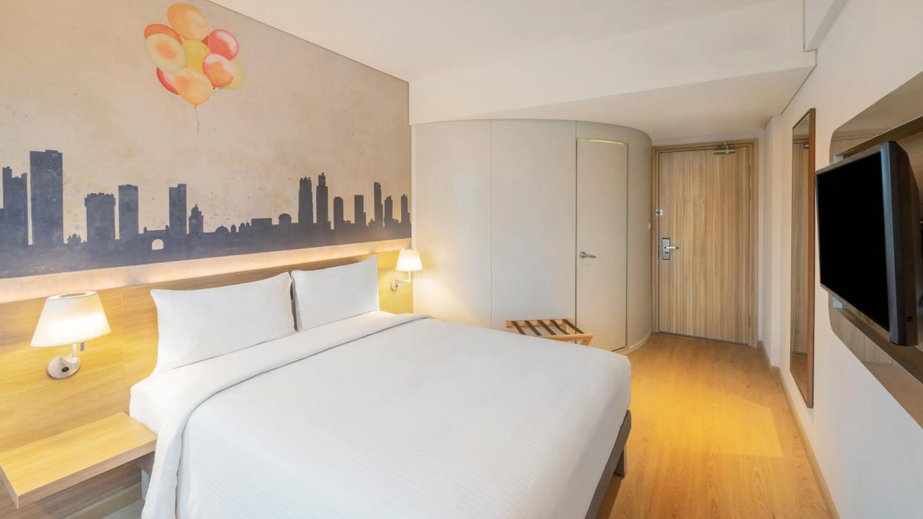 Bedroom, Bed in ibis Thane - An Accor Brand