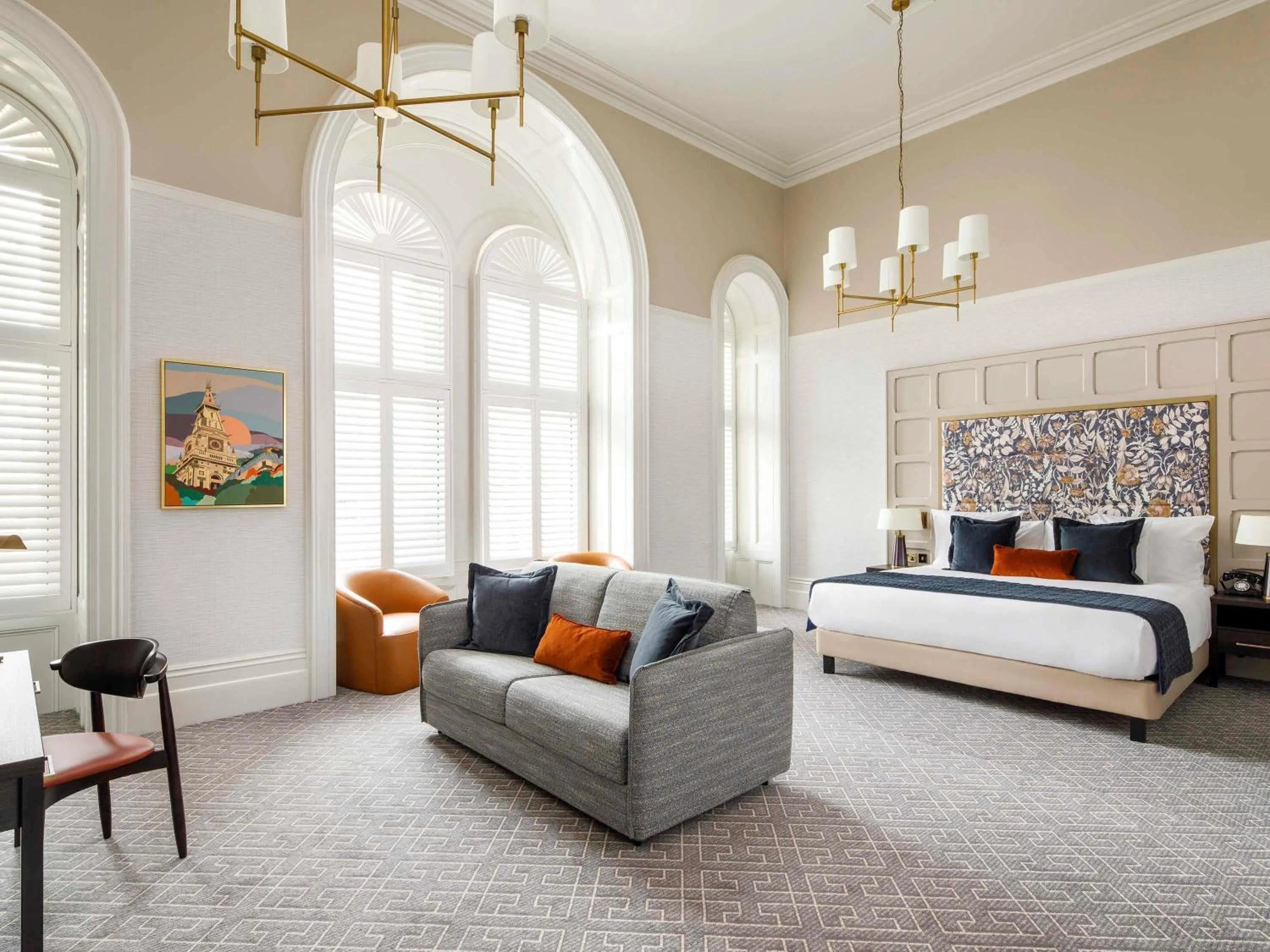 Bedroom, Bed in The Municipal Hotel Liverpool - MGallery