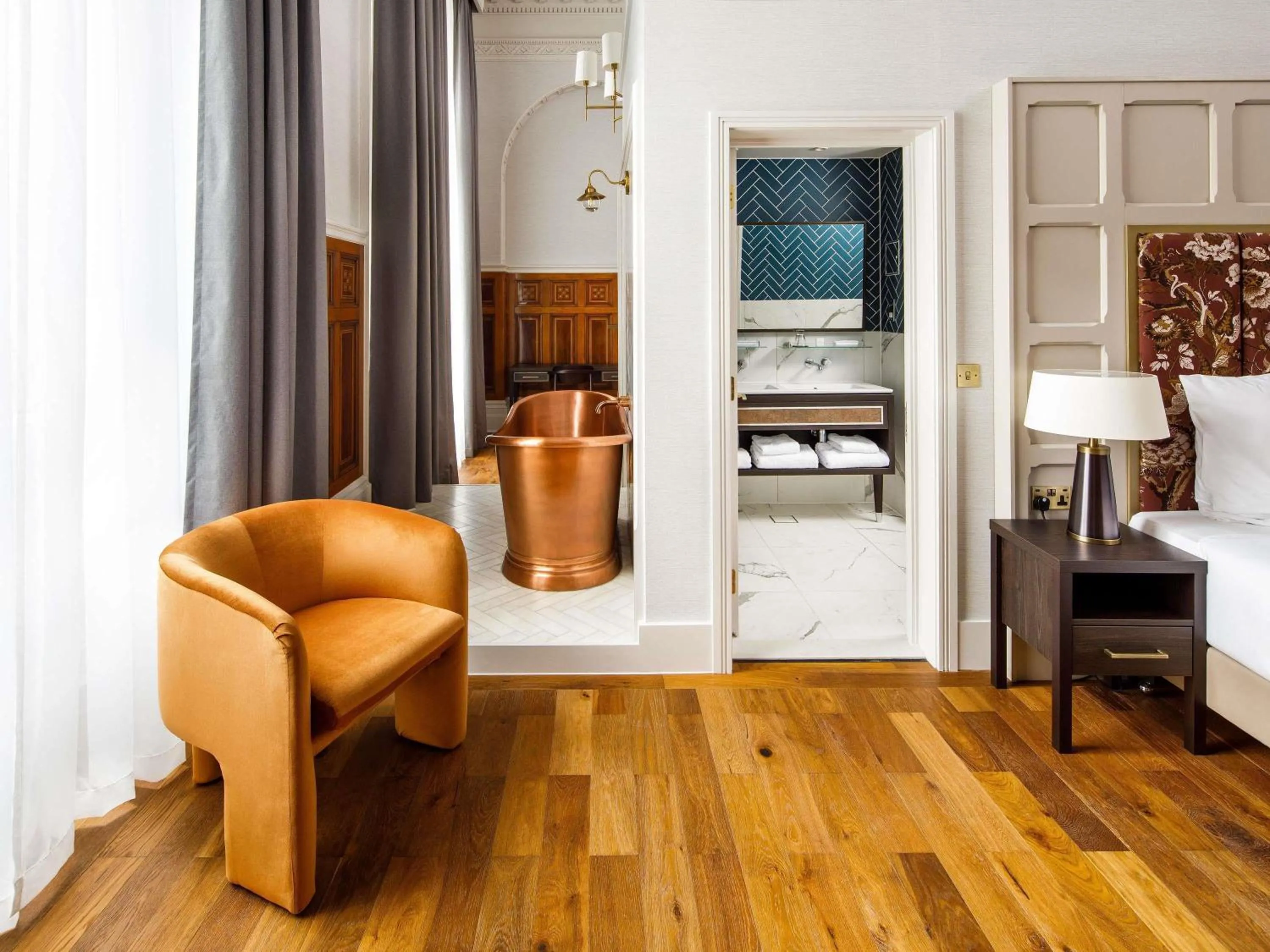 Bedroom, Bed in The Municipal Hotel Liverpool - MGallery