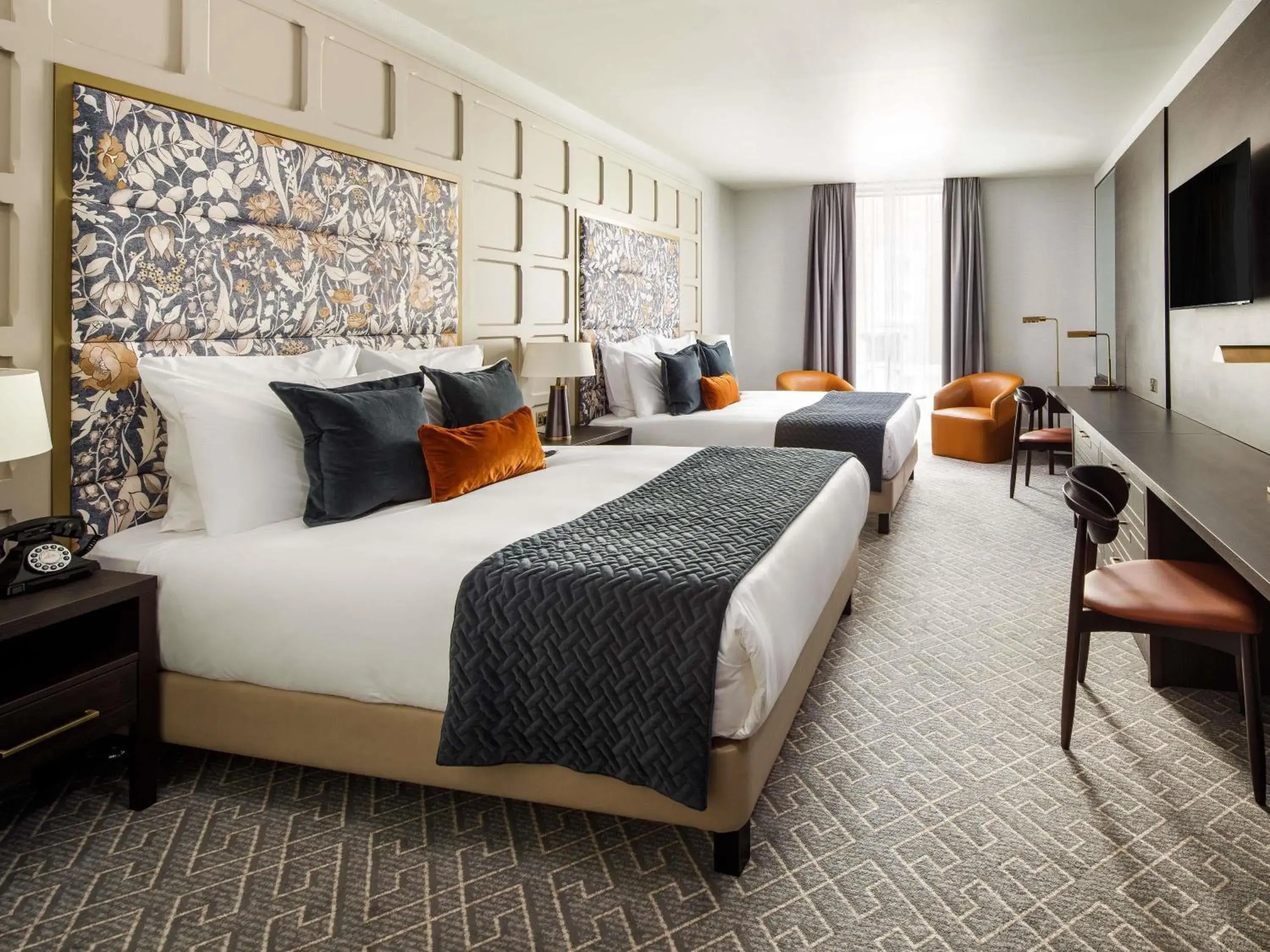 Superior Room with Two Double Beds in The Municipal Hotel Liverpool - MGallery Superior Room with Two Double Beds in The Municipal Hotel Liverpool - MGallery