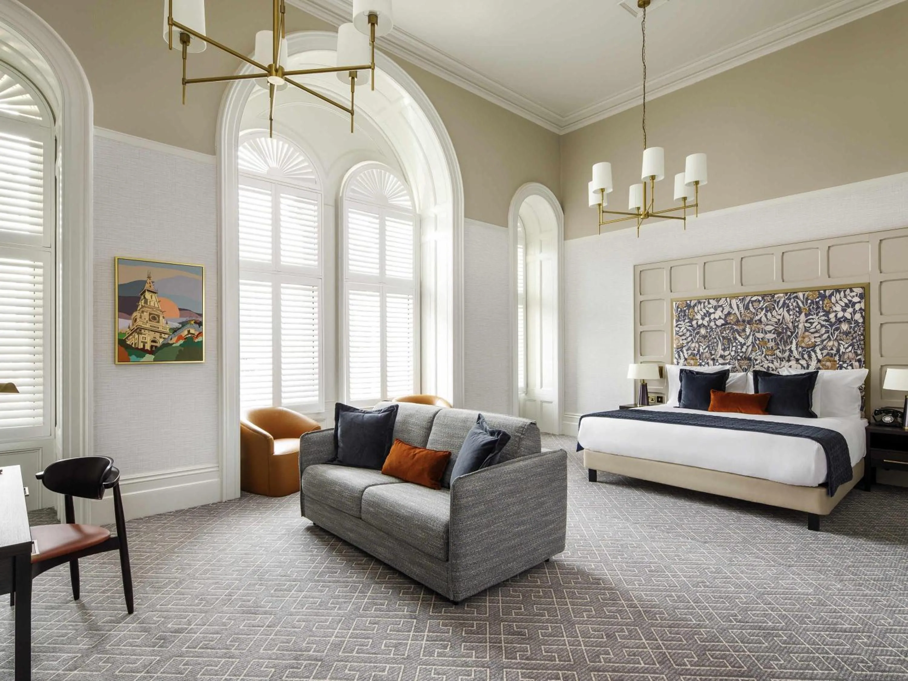 Photo of the whole room, Bed in The Municipal Hotel Liverpool - MGallery