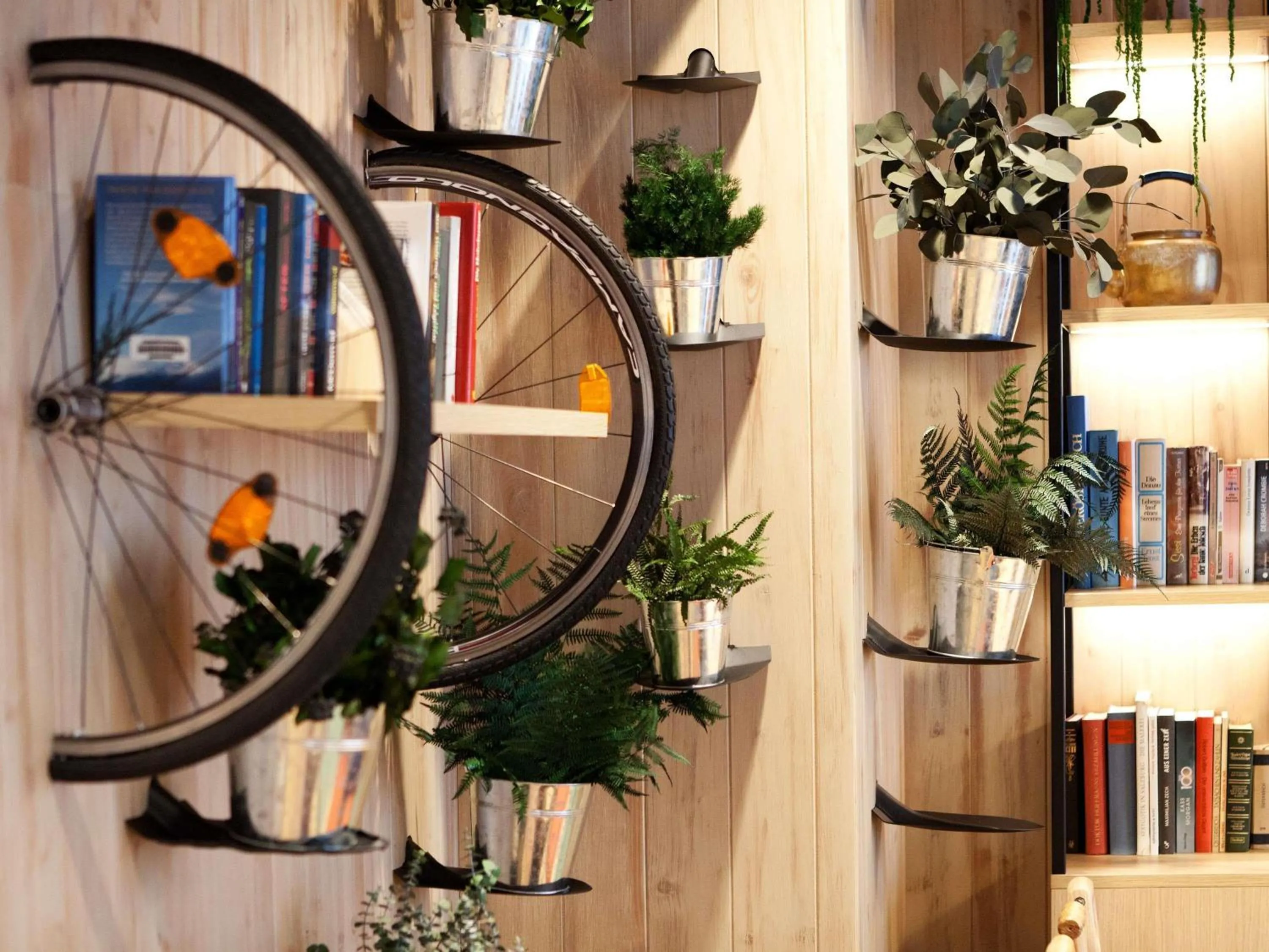 Library in greet Wien City Nord