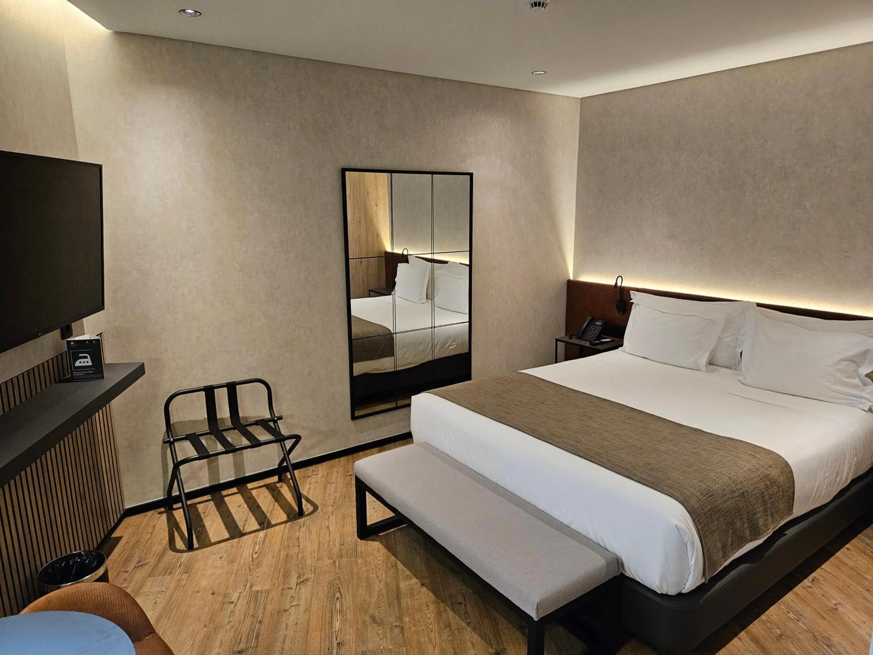 Bed in Hotel Principe Avila