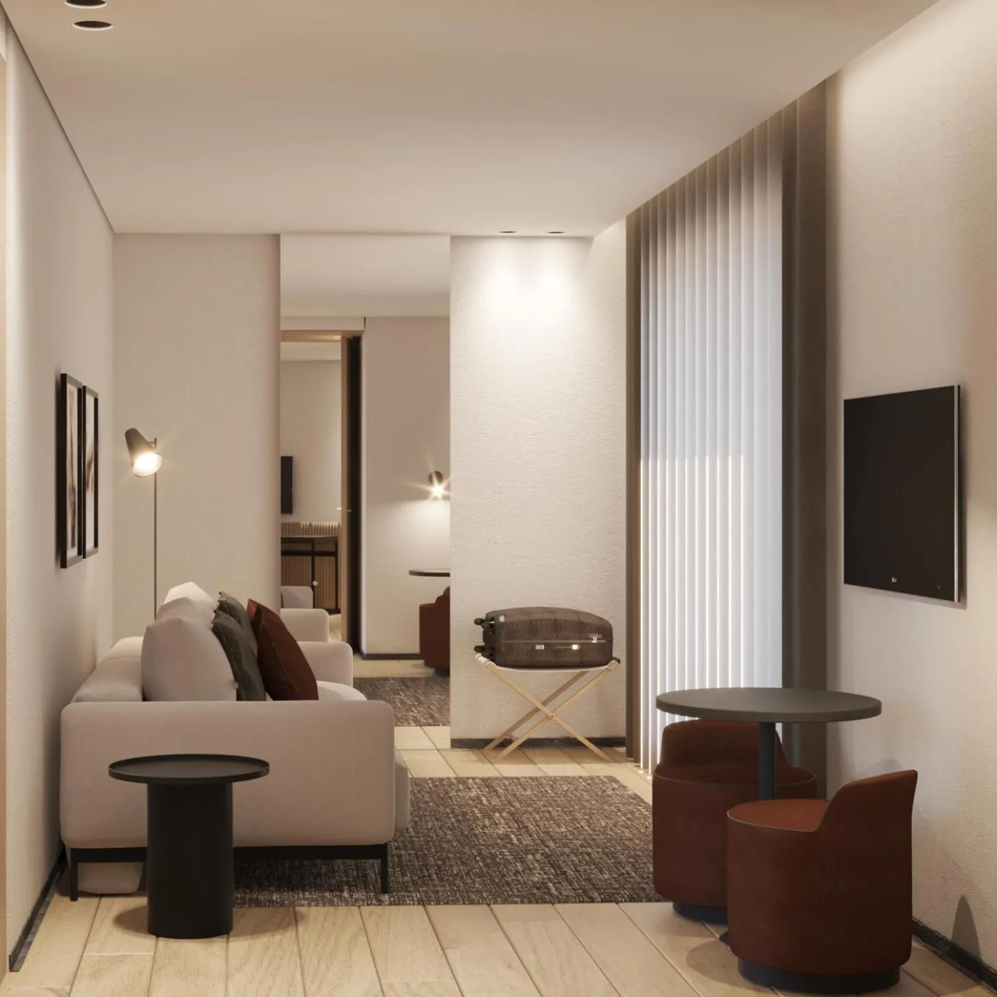 Seating area in Hotel Principe Avila