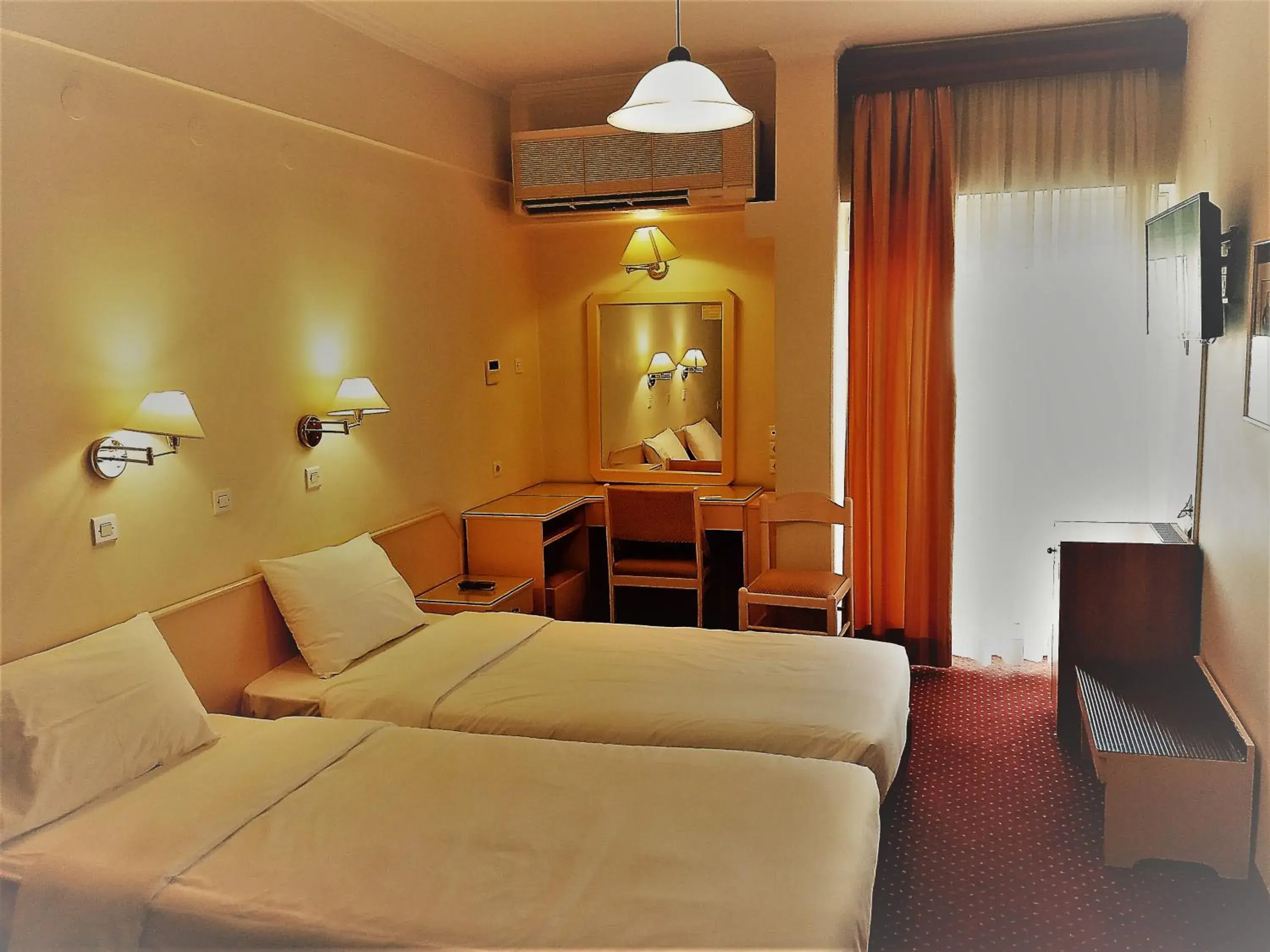 Bed in Palladion Hotel Bed in Palladion Hotel