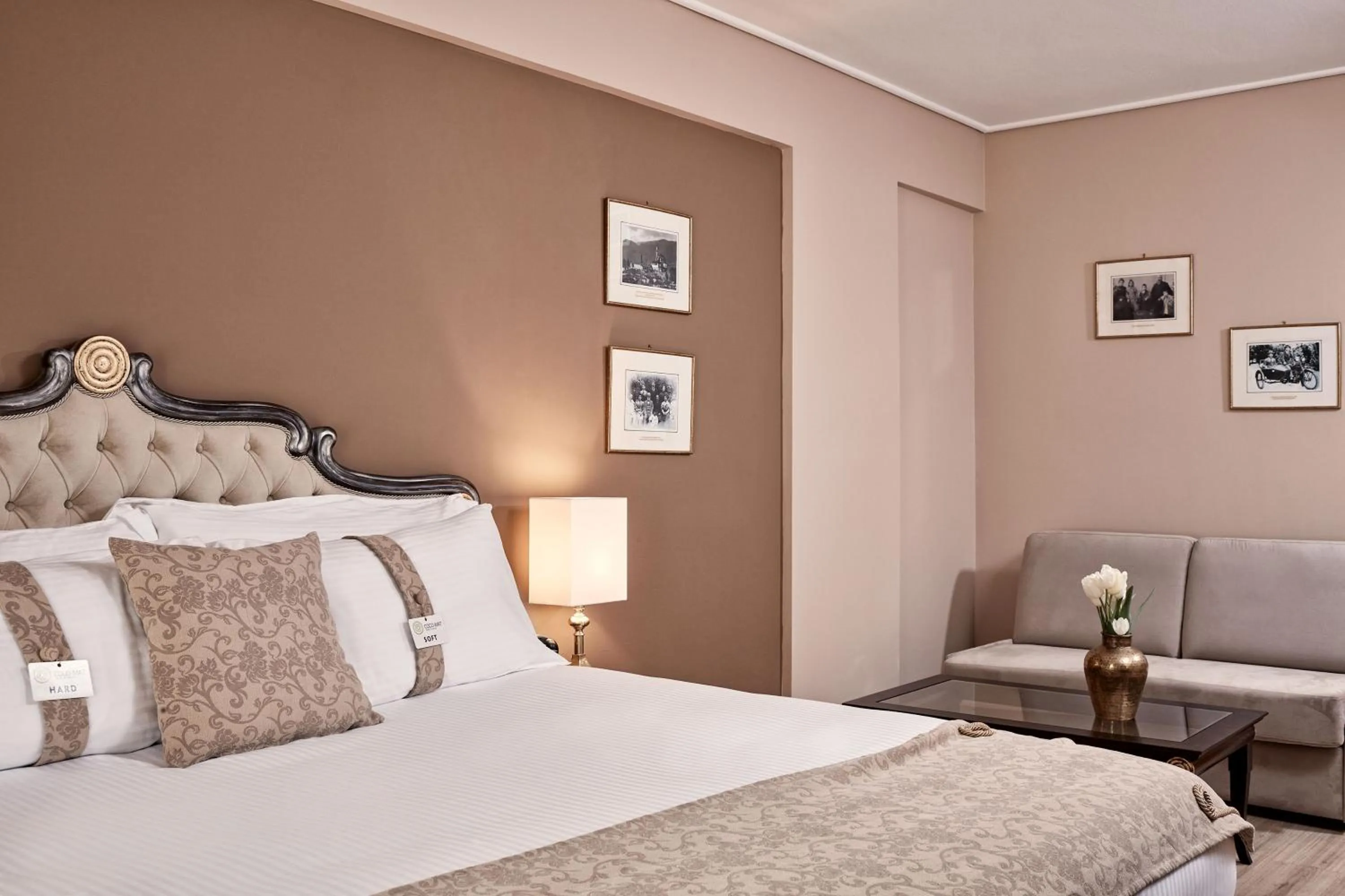 Bed in Epirus Palace Congress & Spa