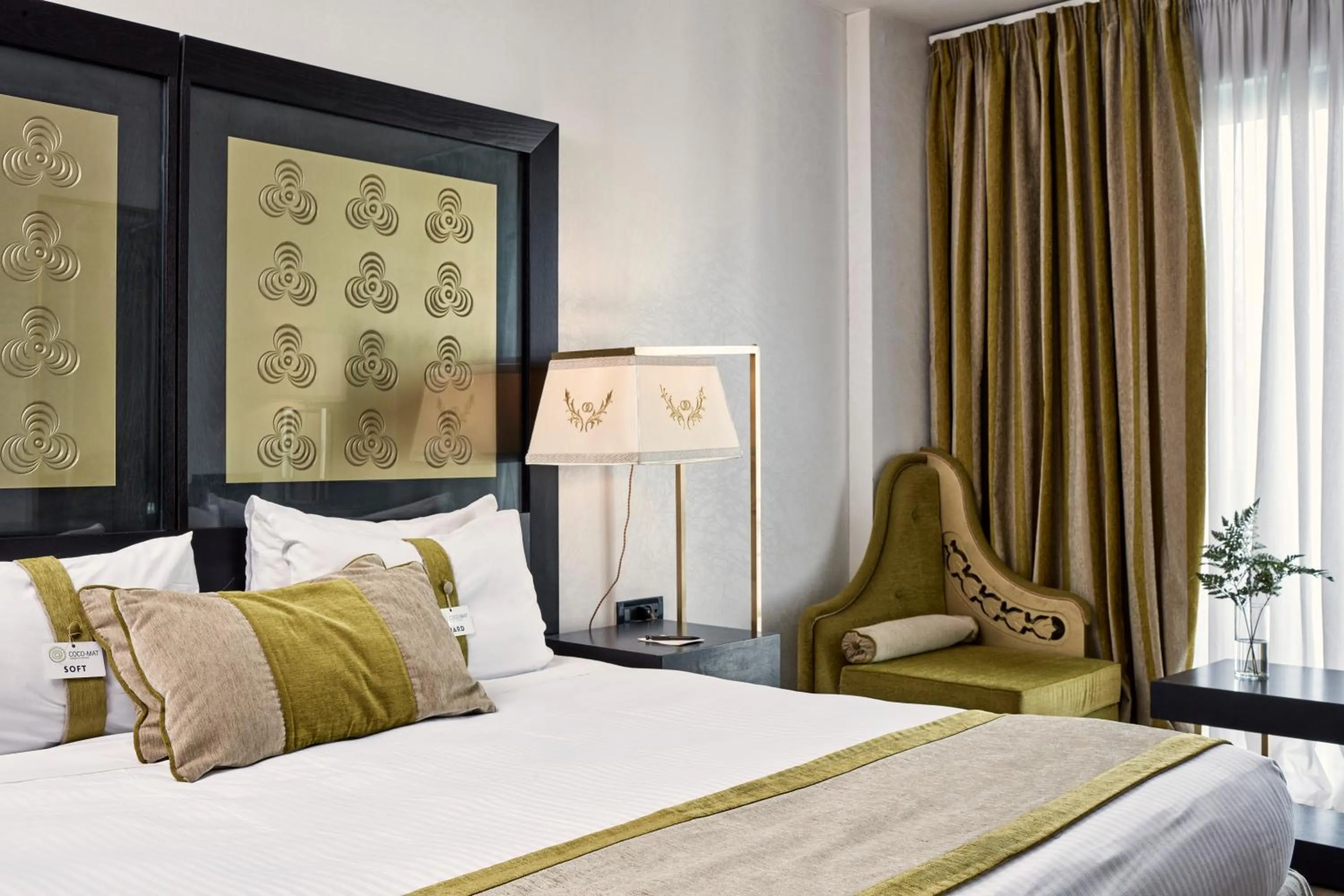 Bed in Epirus Palace Congress & Spa