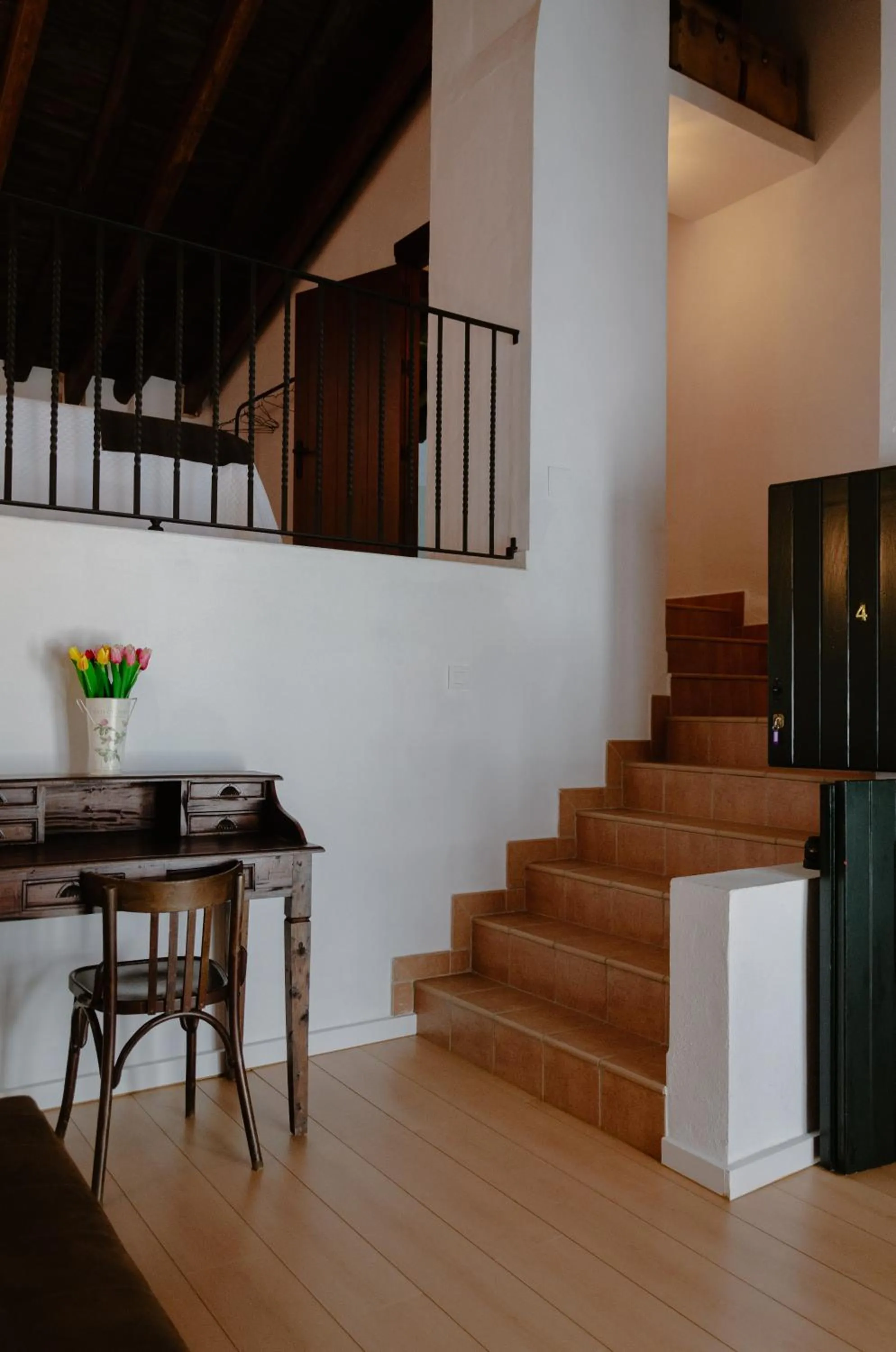Bedroom in La posada de Alájar