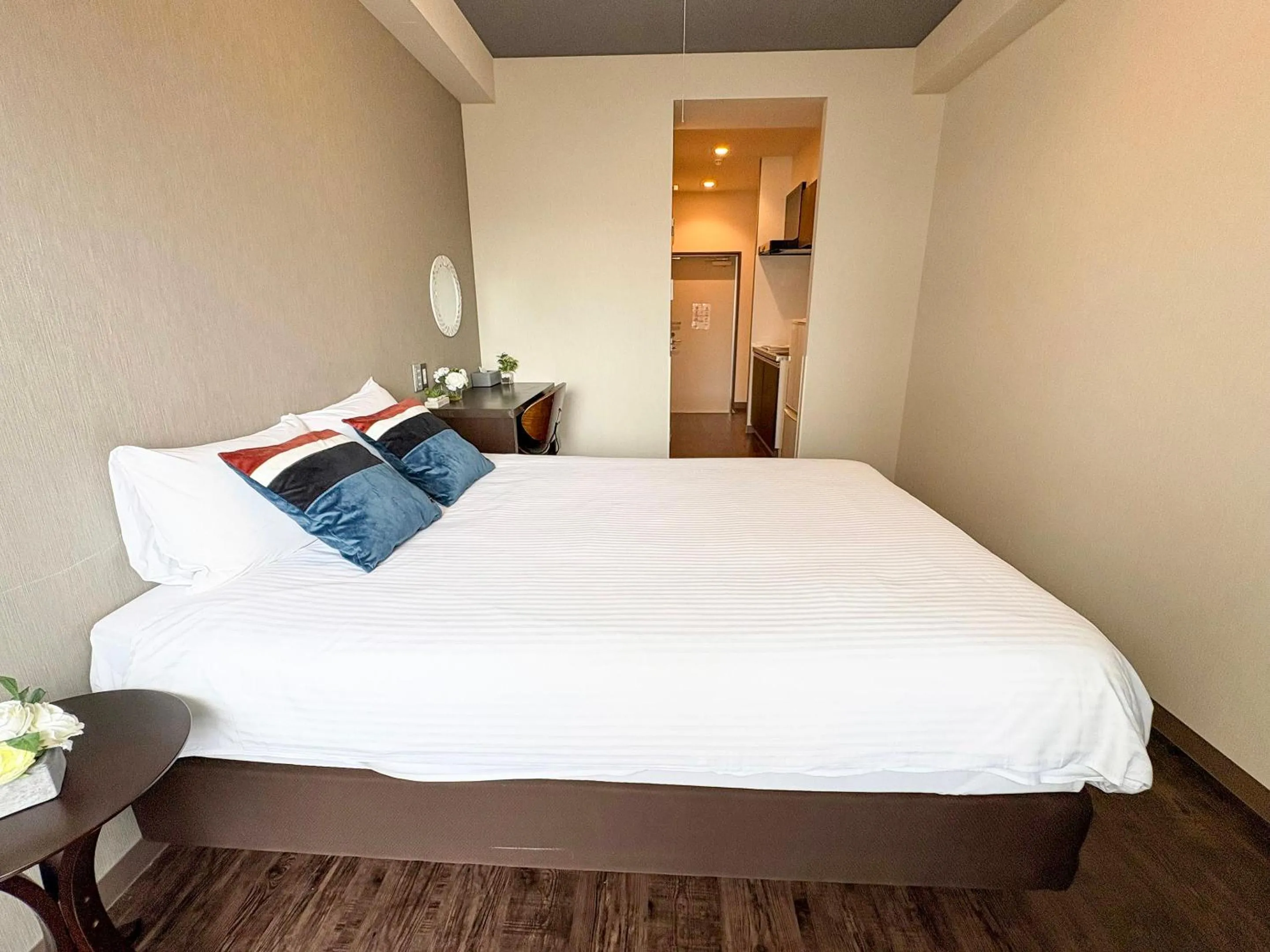 Photo of the whole room, Bed in JC HOTEL NaHa
