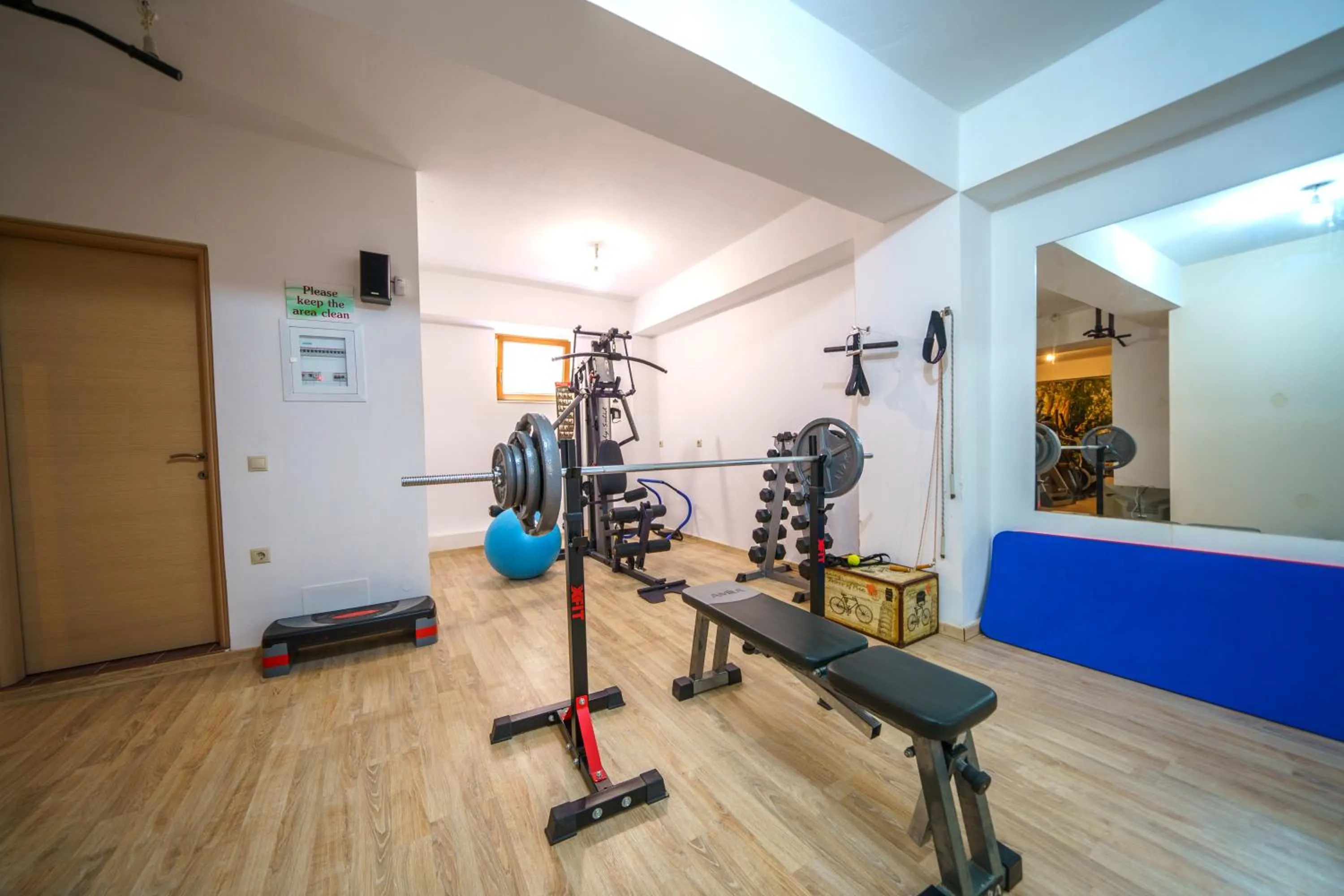 Fitness centre/facilities in Asion Lithos Suites with Private Pools