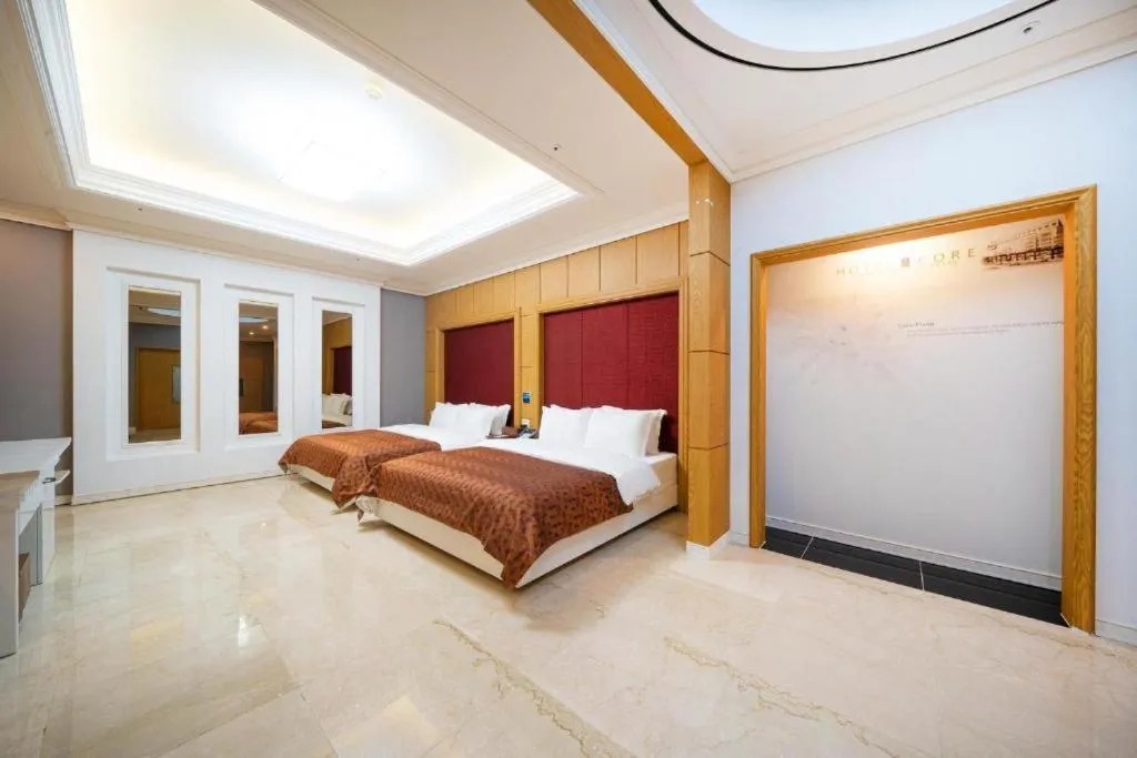 Bed in Hotel Core