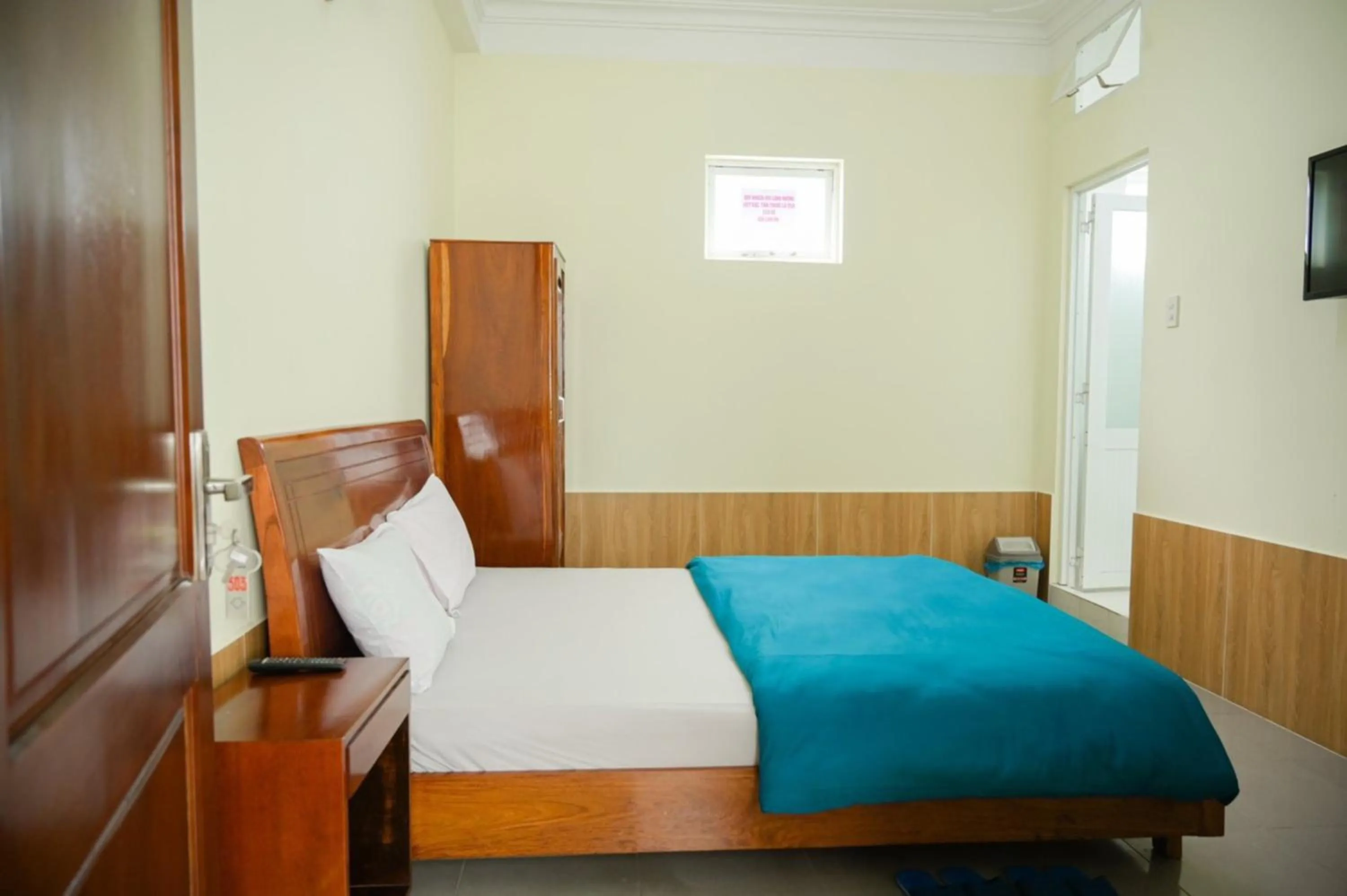 Bed in Hân Hoan Hotel