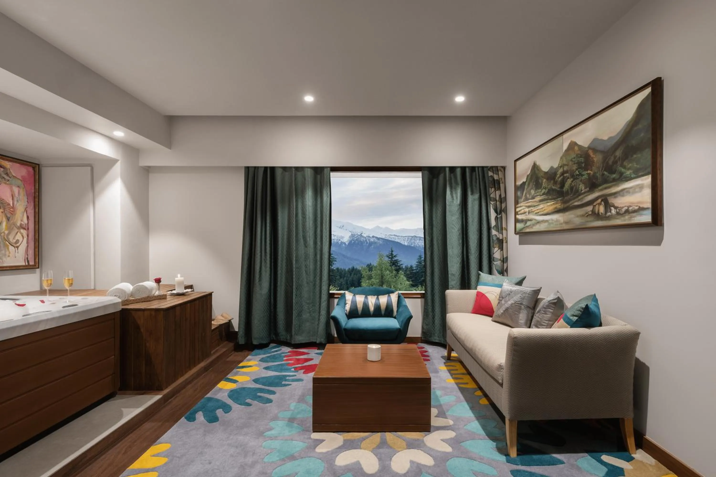 Bedroom, Bed in Bookmark Resorts, Manali