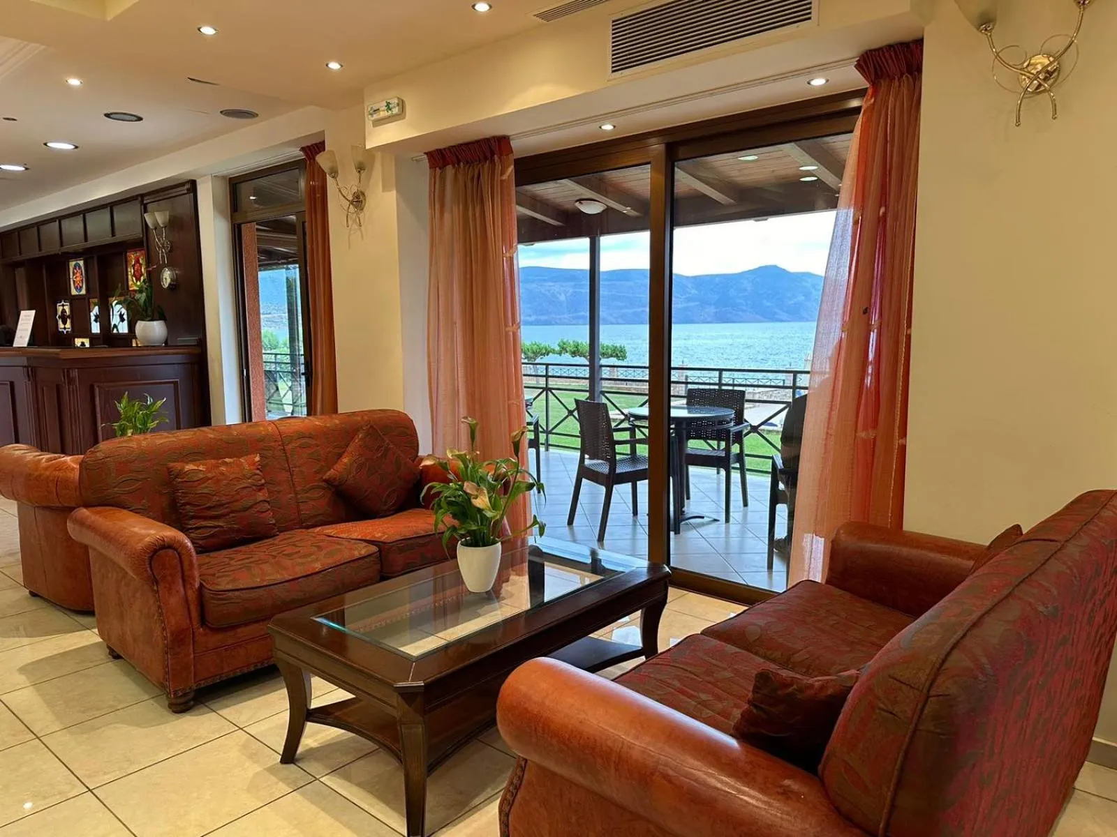 Seating area in Europa Beach Hotel