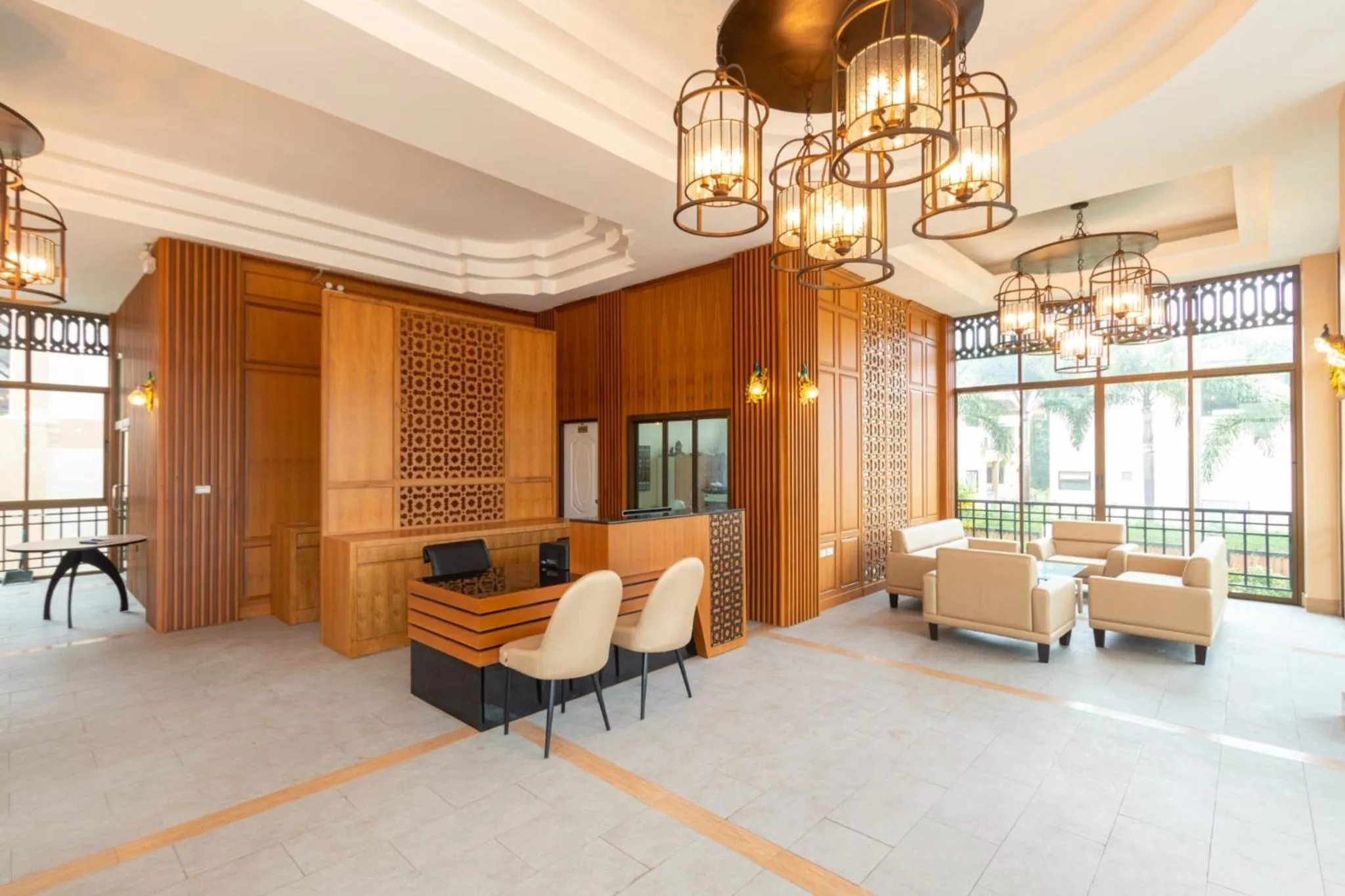 Lobby or reception in Peacock De Pai Hotel