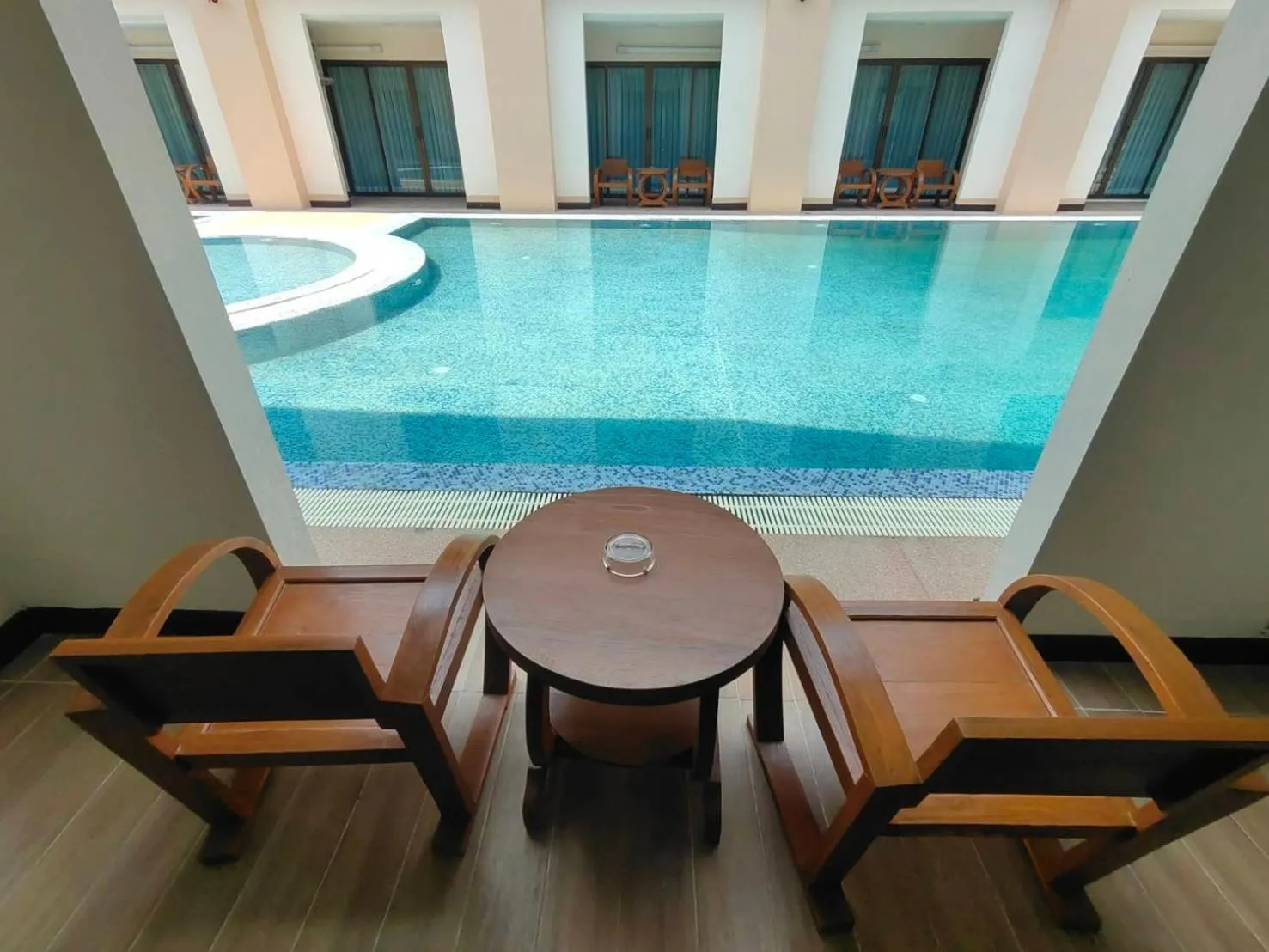 Pool view in Peacock De Pai Hotel