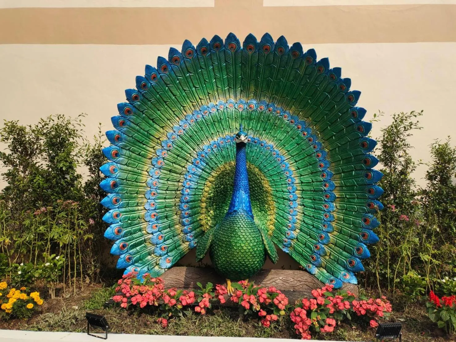 Decorative detail in Peacock De Pai Hotel