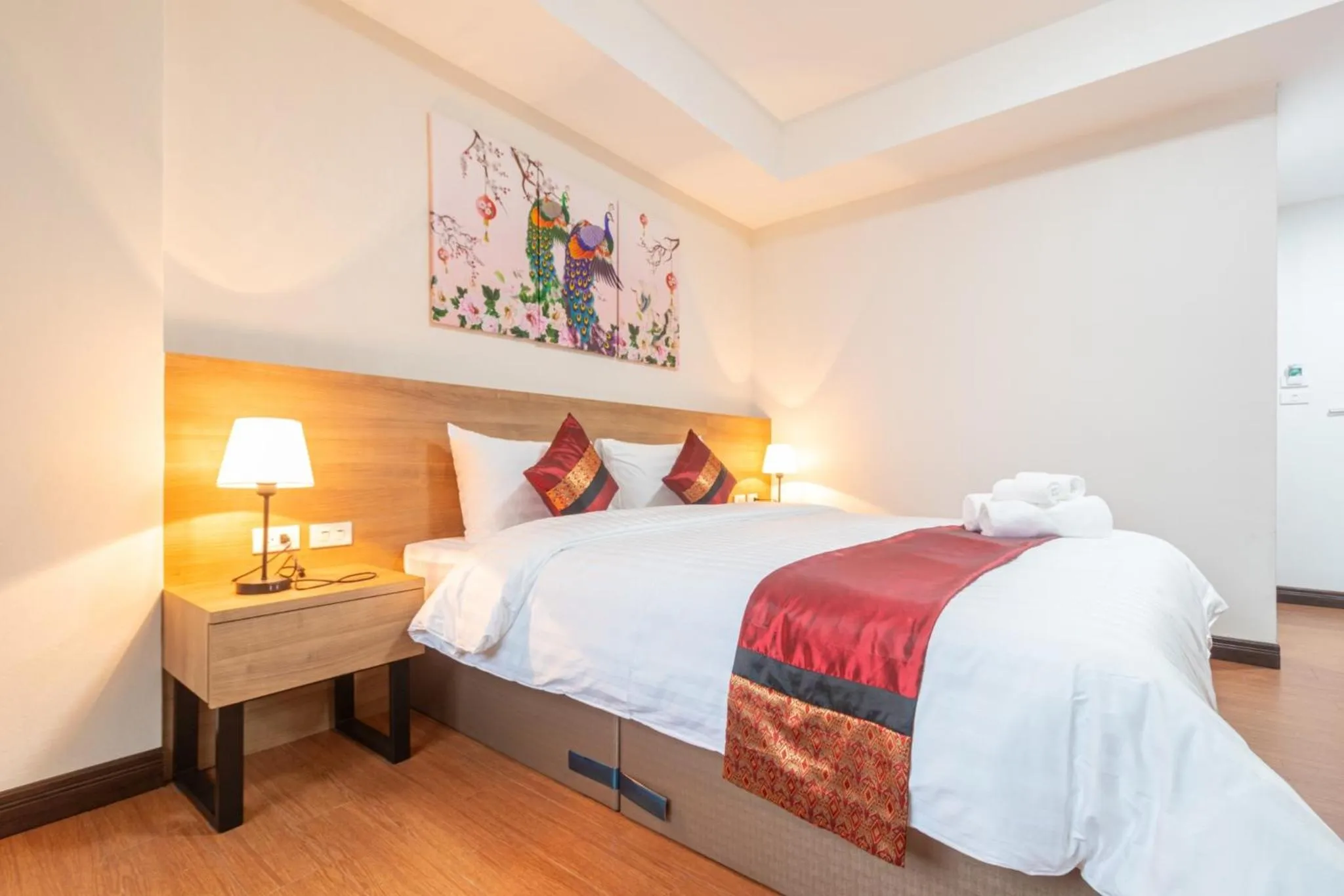 Bedroom, Bed in Peacock De Pai Hotel