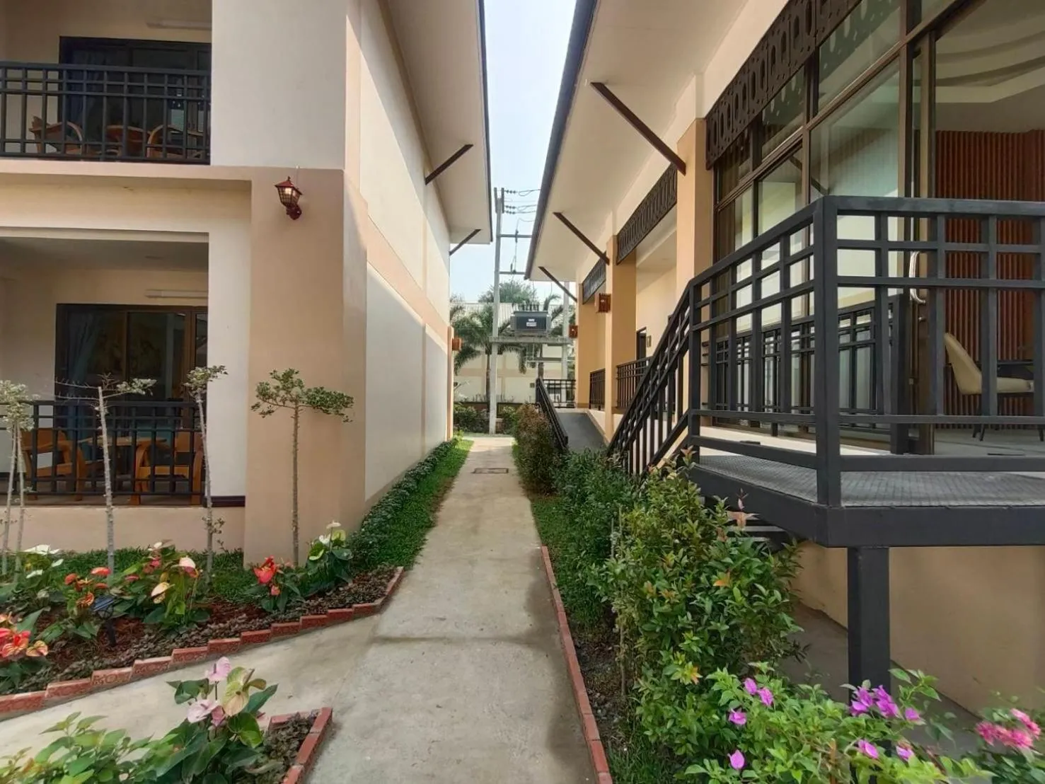 Garden in Peacock De Pai Hotel